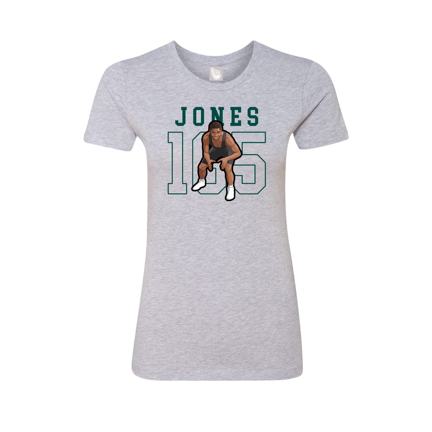 Fitted Women's Tee — Shirsey in Grey