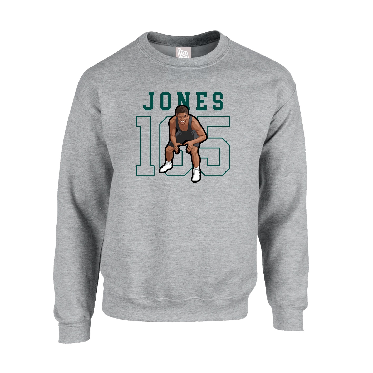 Fleece Crew — Shirsey in Grey