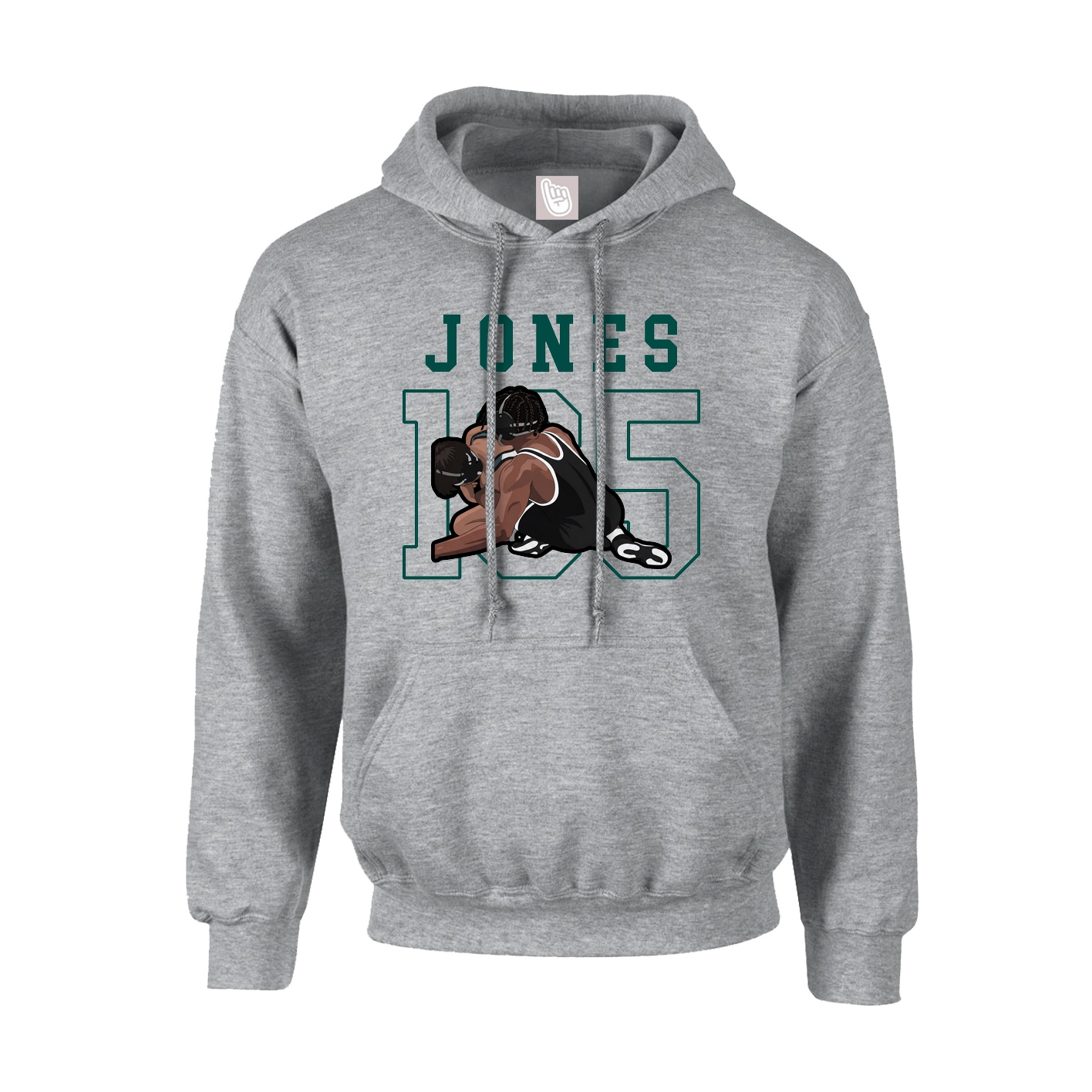 Hoodie — Shirsey in Grey