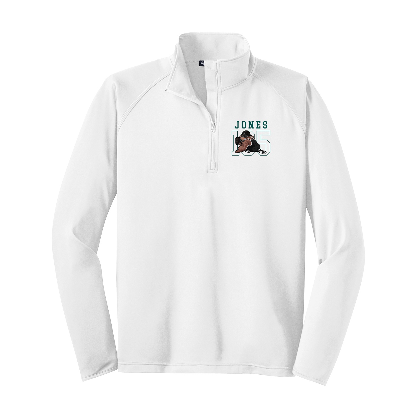 Q-Zip Pullover — Shirsey in White