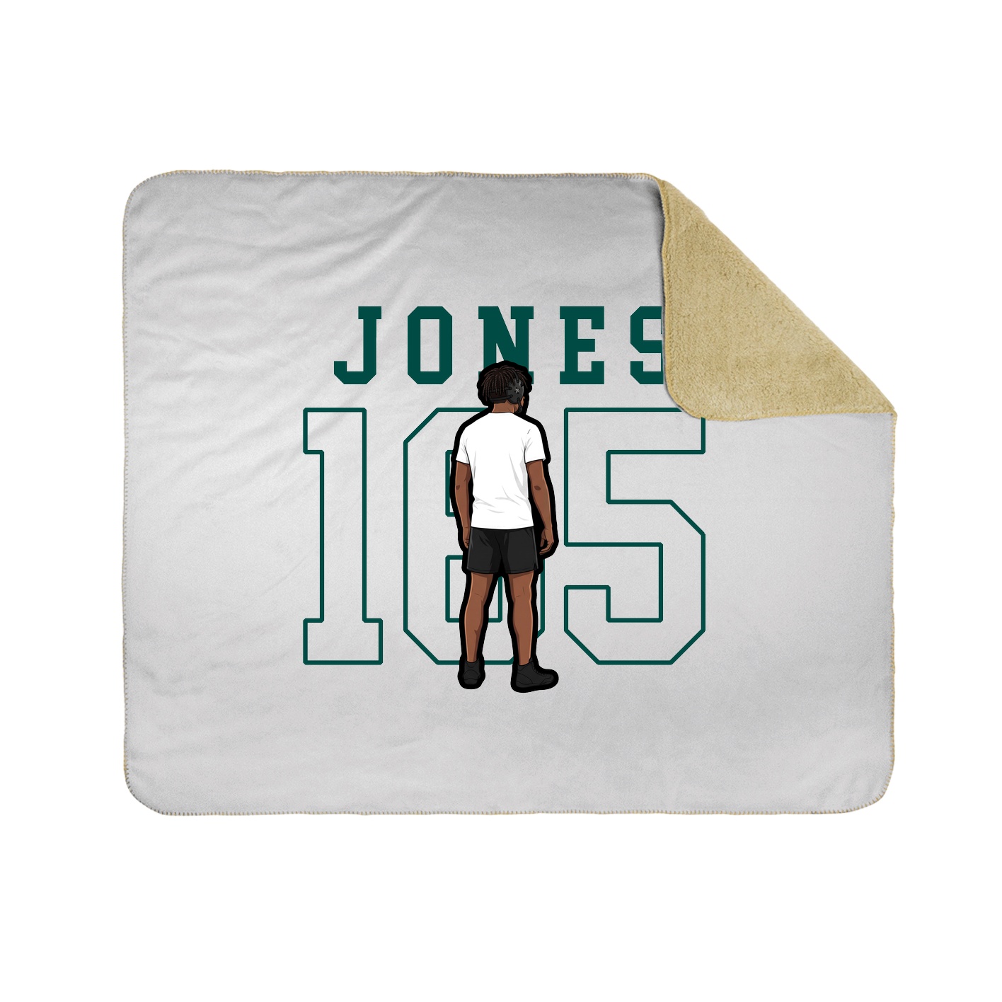 50x60 Sherpa Lined Throw Blanket