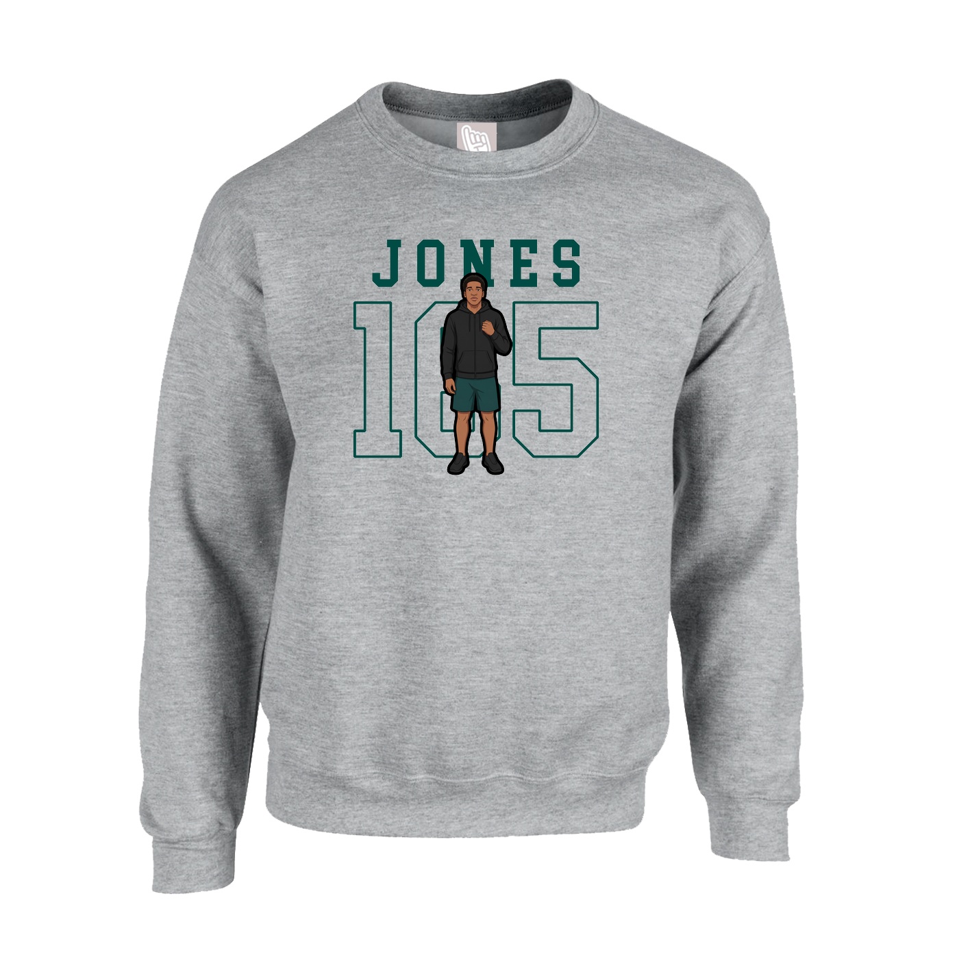 Fleece Crew — Shirsey in Grey