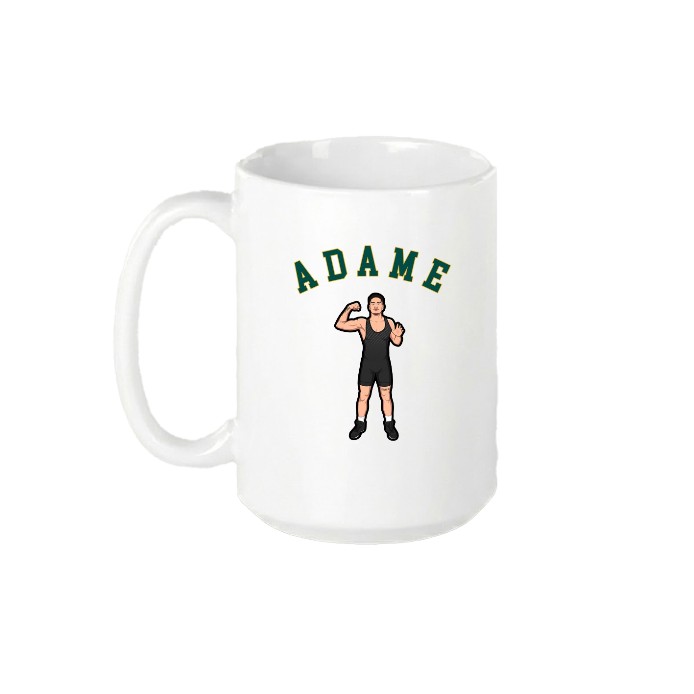 15oz Coffee Mug — Shirsey Arch in White