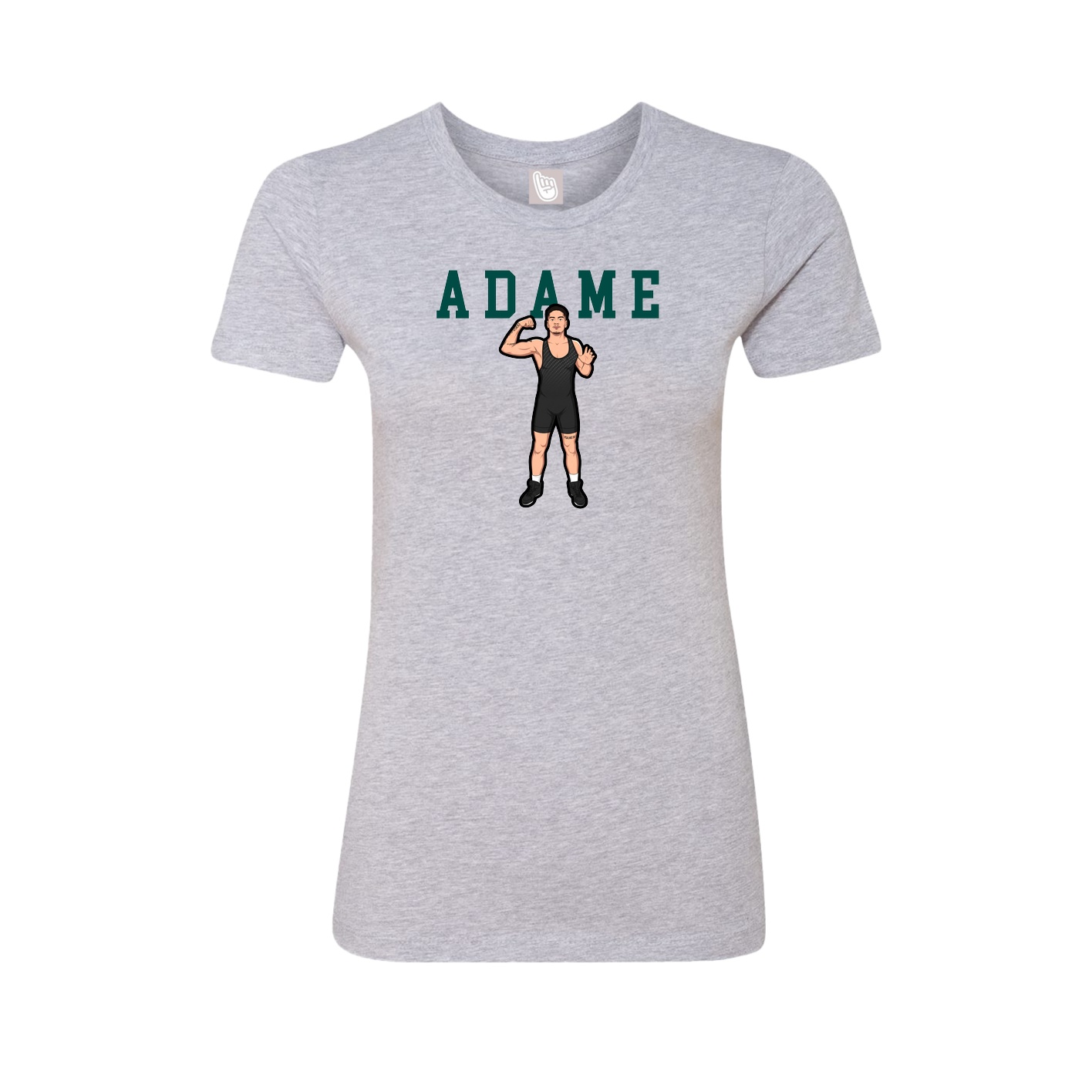 Fitted Women's Tee — Shirsey in Grey