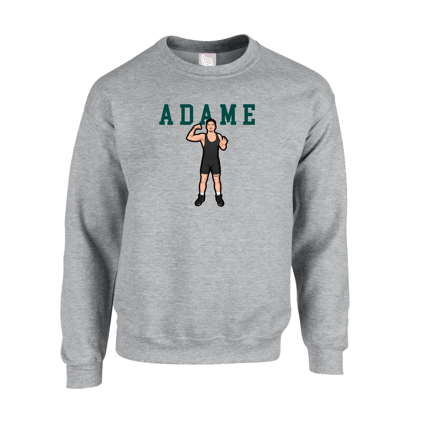 Fleece Crew — Shirsey in Grey