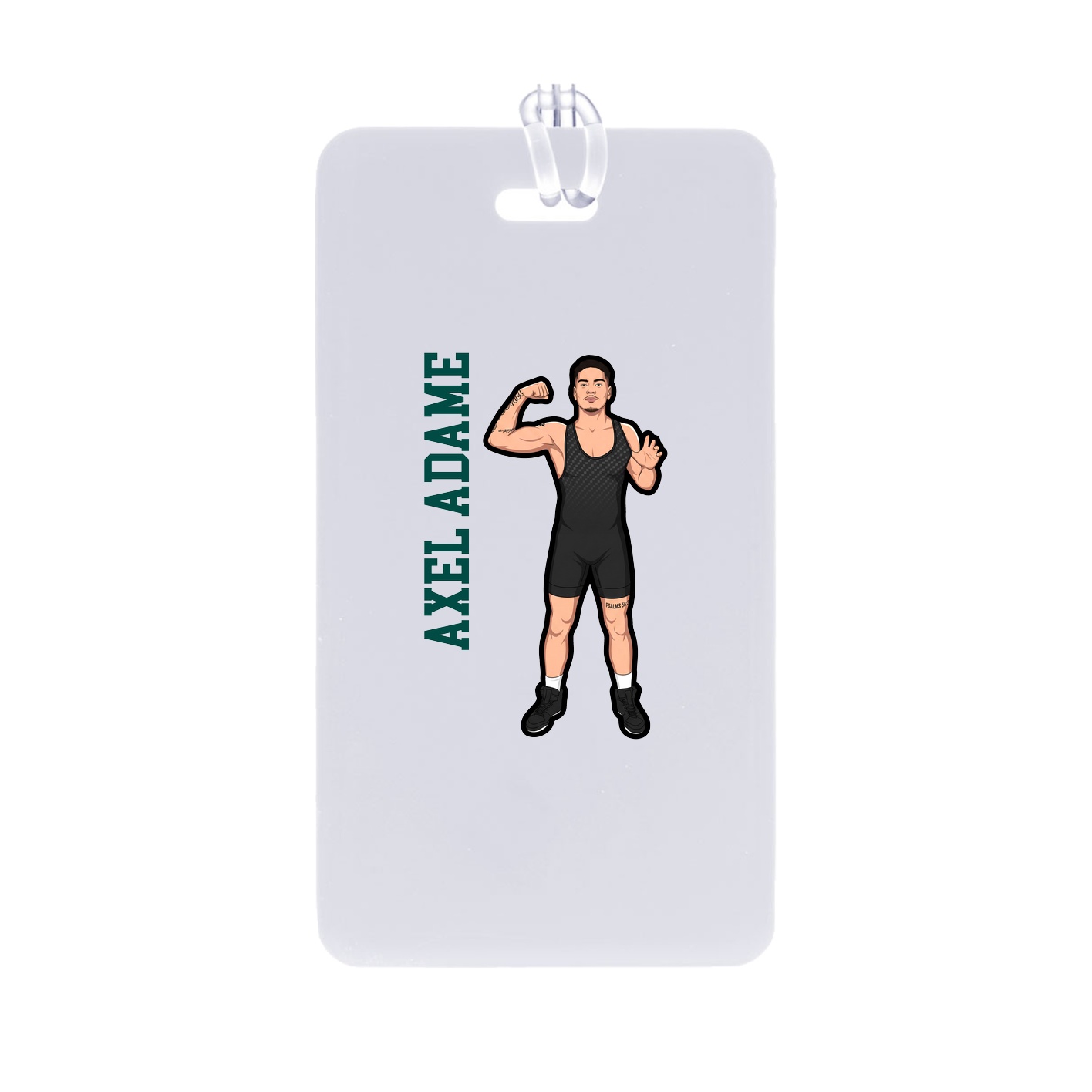 Bag Tag — Name Vertical in Classic