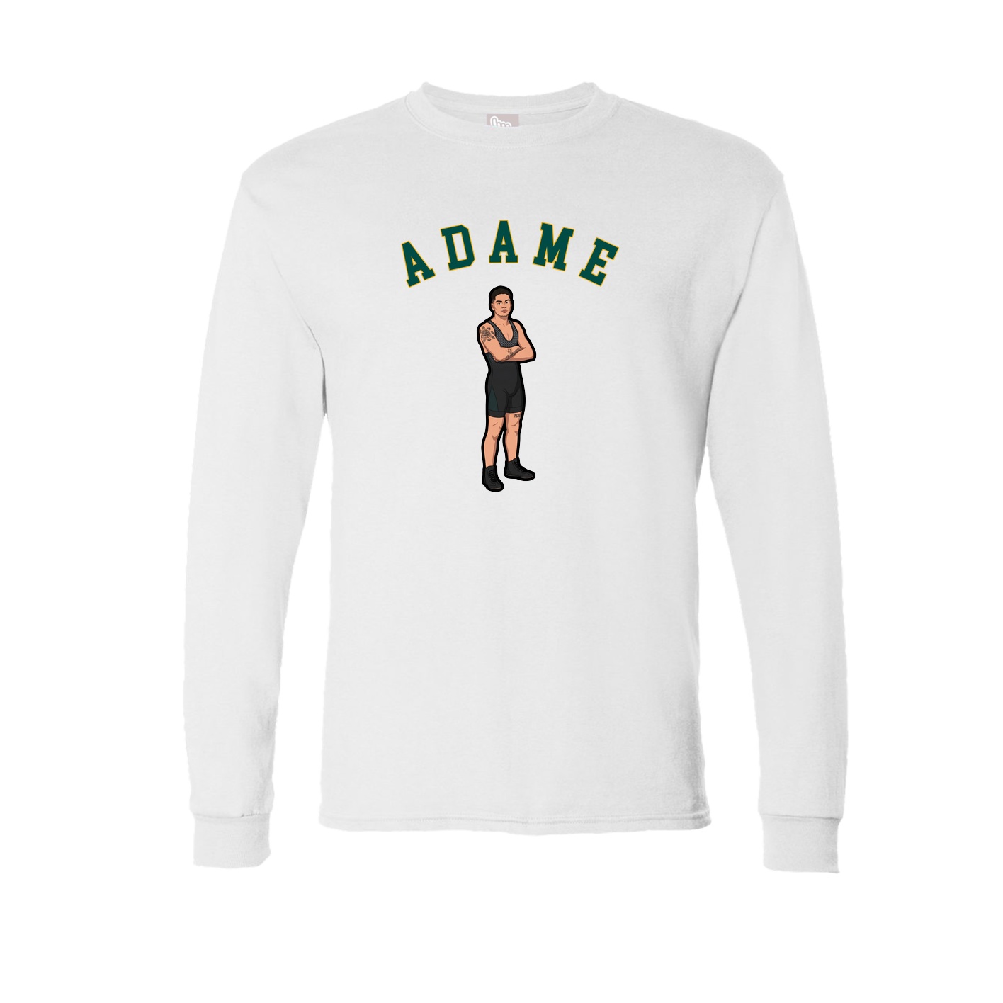 Long Sleeve Tee — Shirsey Arch in White