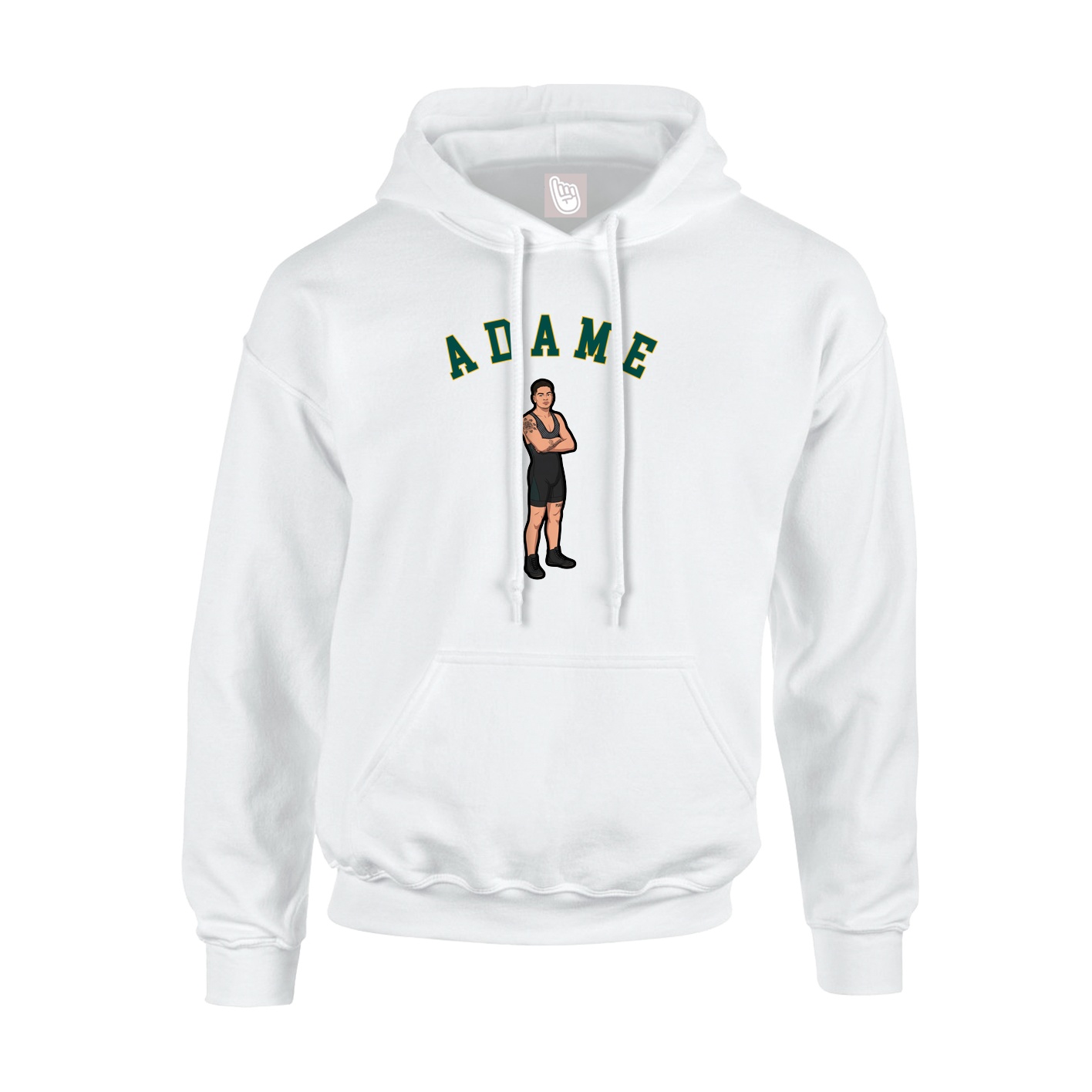 Hoodie — Shirsey Arch in White