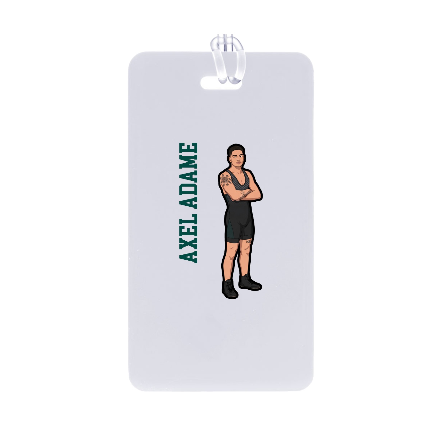 Bag Tag — Name Vertical in Classic