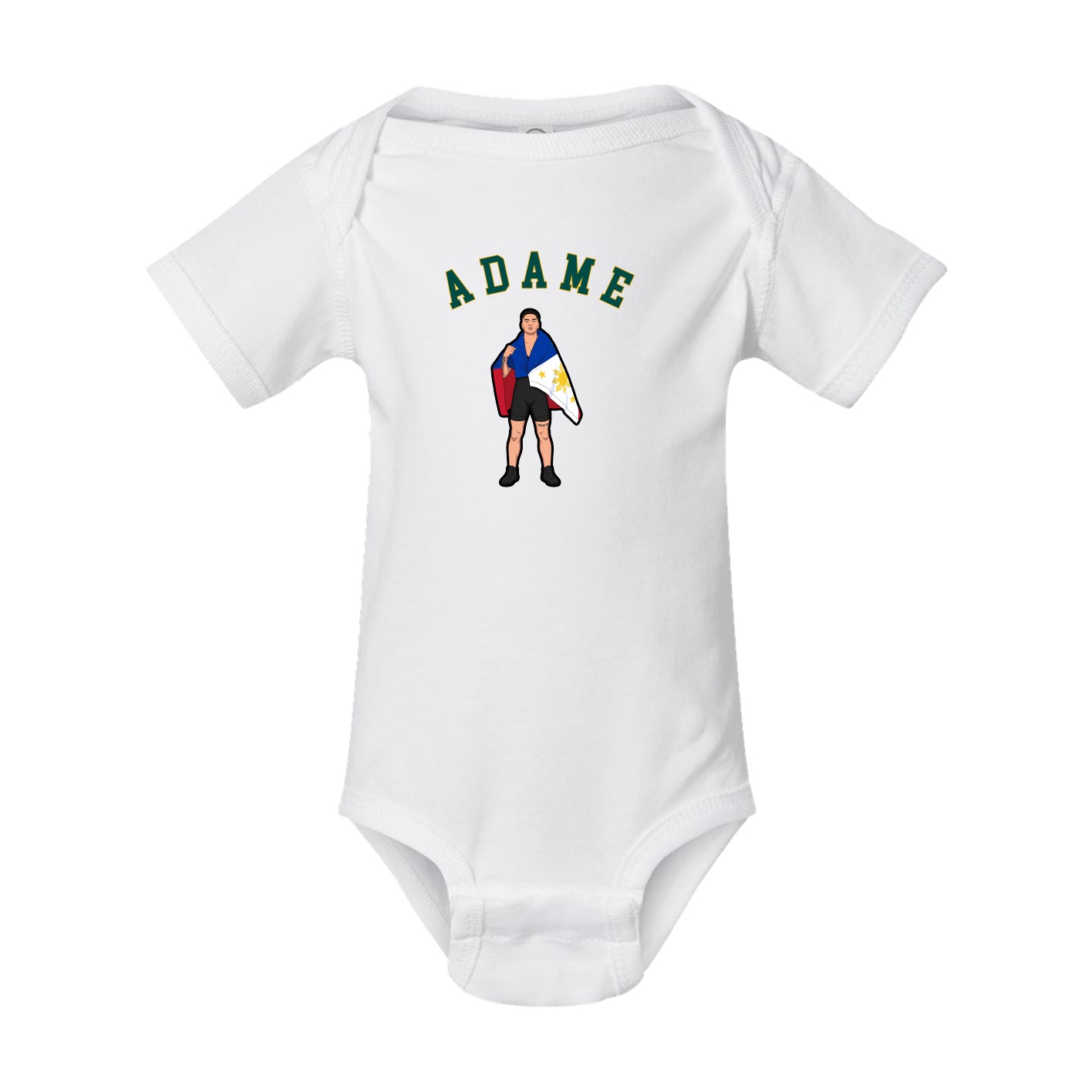 Baby Onesie — Shirsey Arch in White