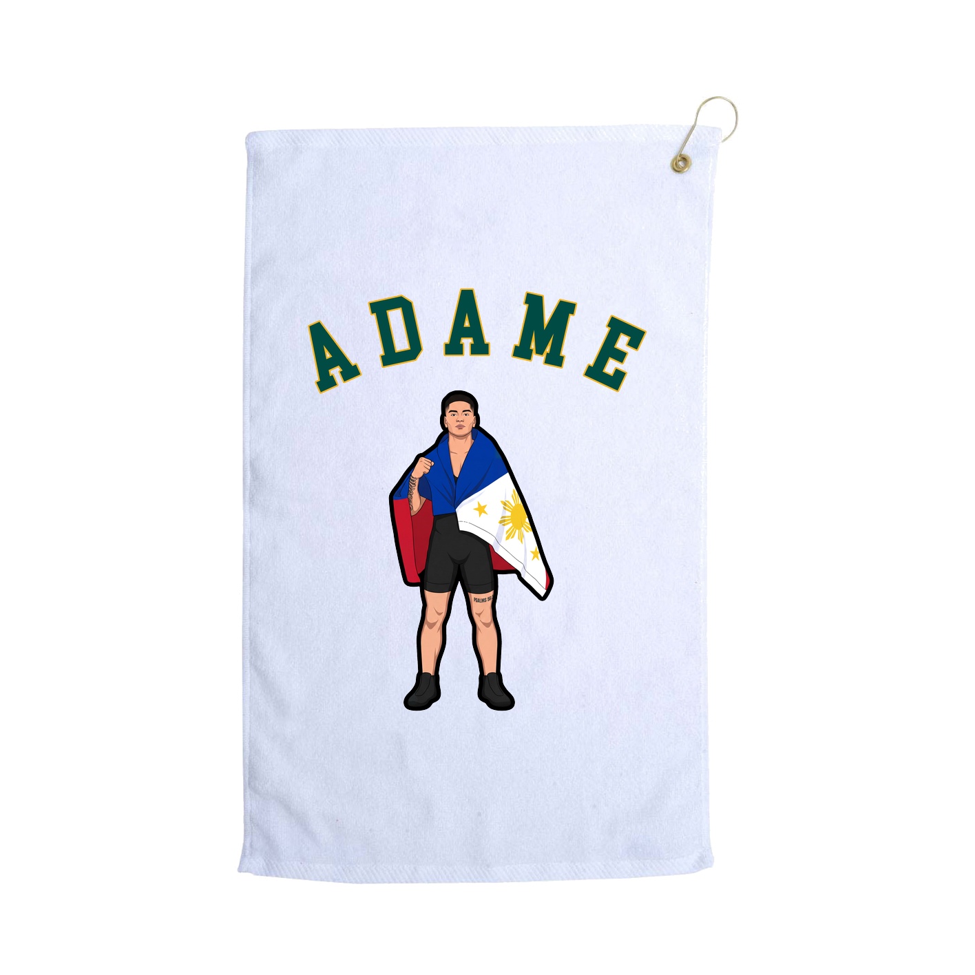 Golf Towel — Shirsey Arch in White
