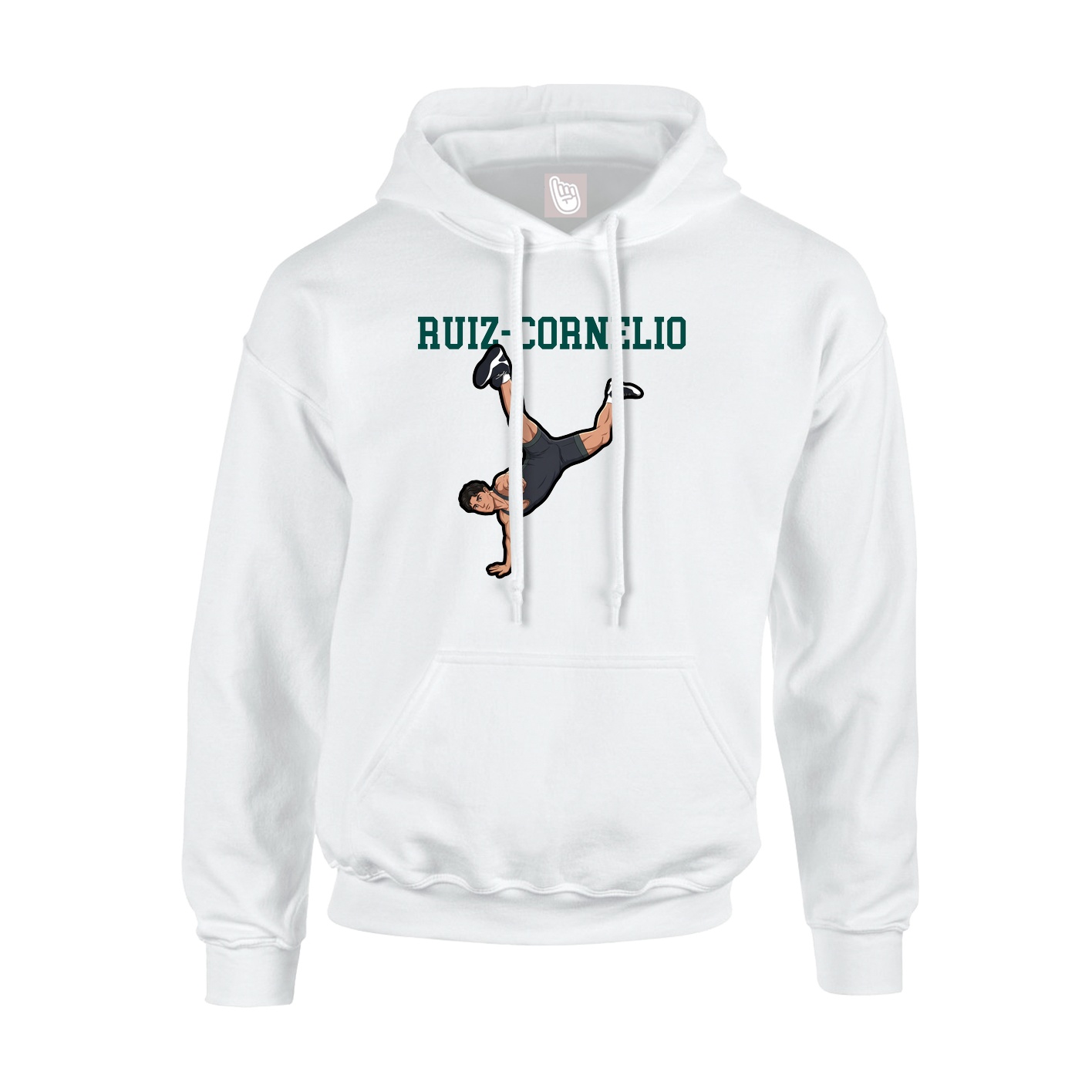 Hoodie — Shirsey in White