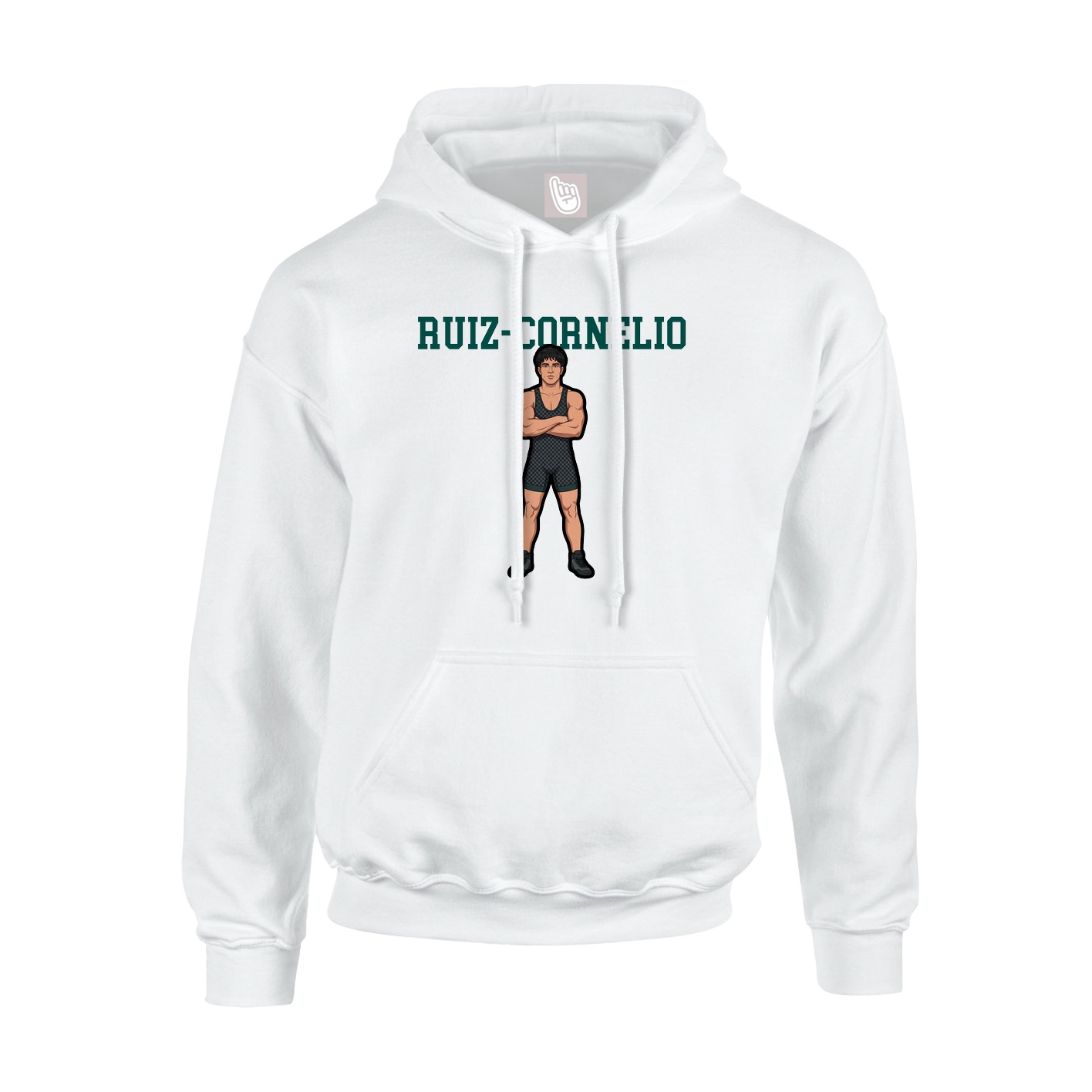 Hoodie — Shirsey in White