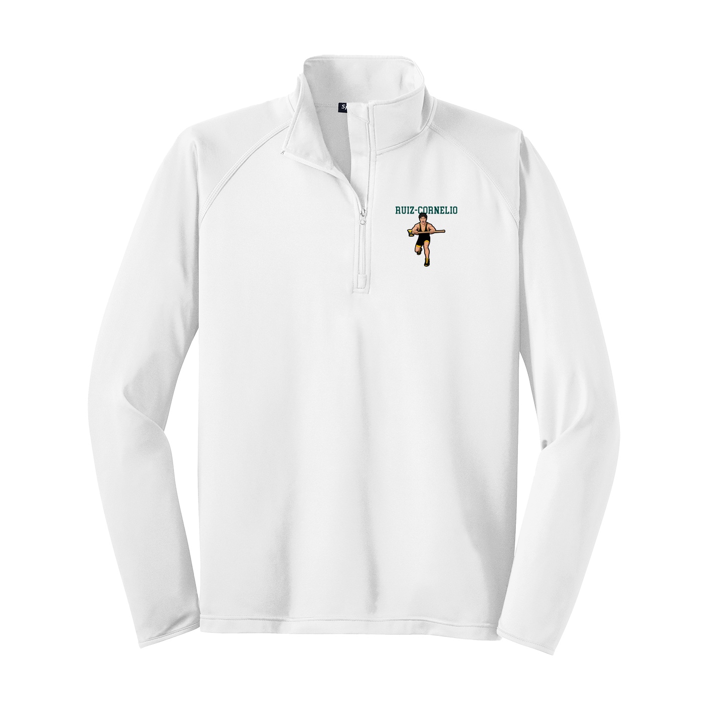 Q-Zip Pullover — Shirsey in White