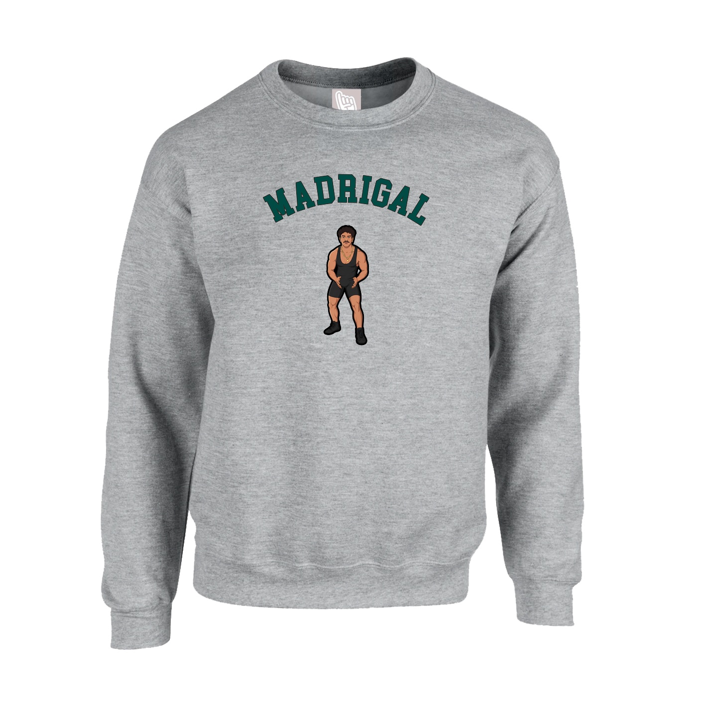 Fleece Crew — Shirsey Arch in Grey