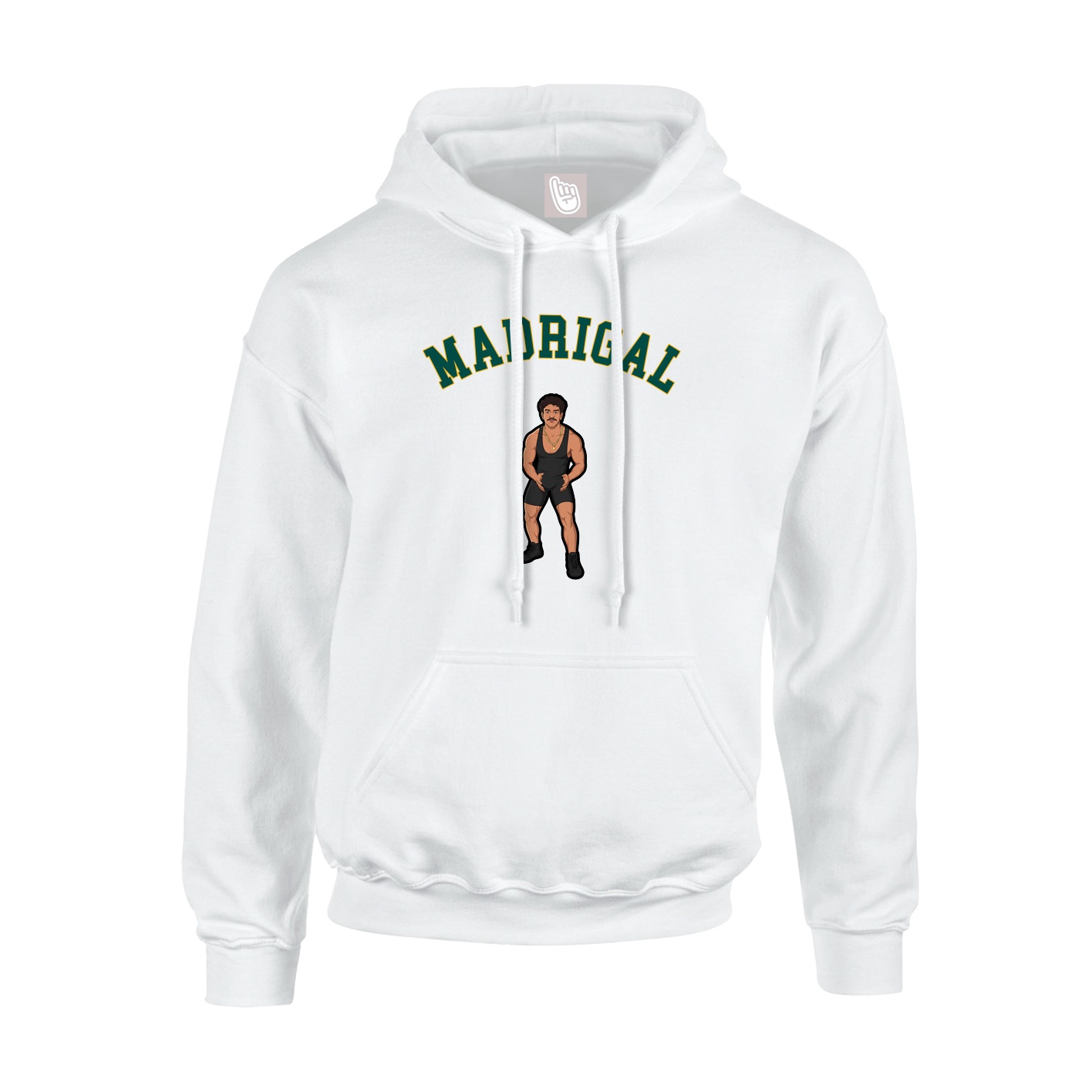 Youth Hoodie — Shirsey Arch in White