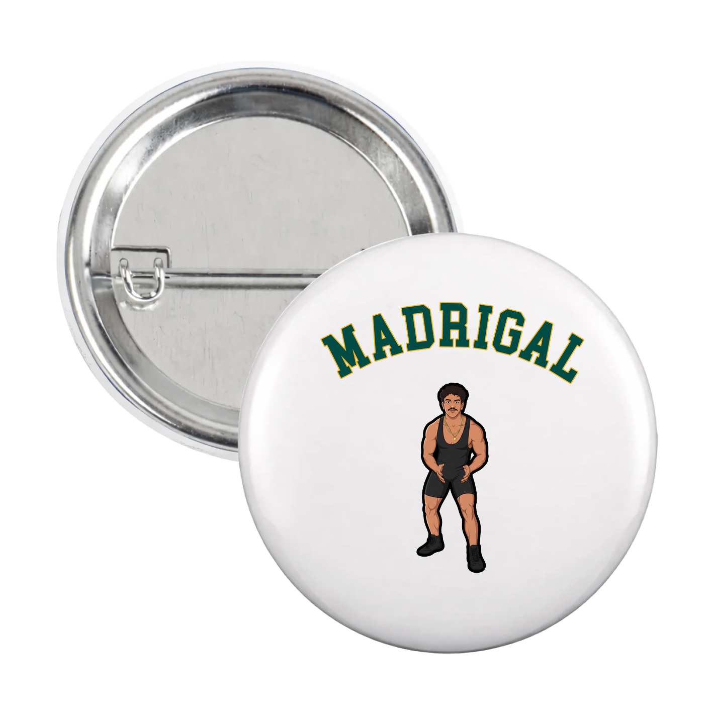 Game Day Button — Shirsey Arch in White