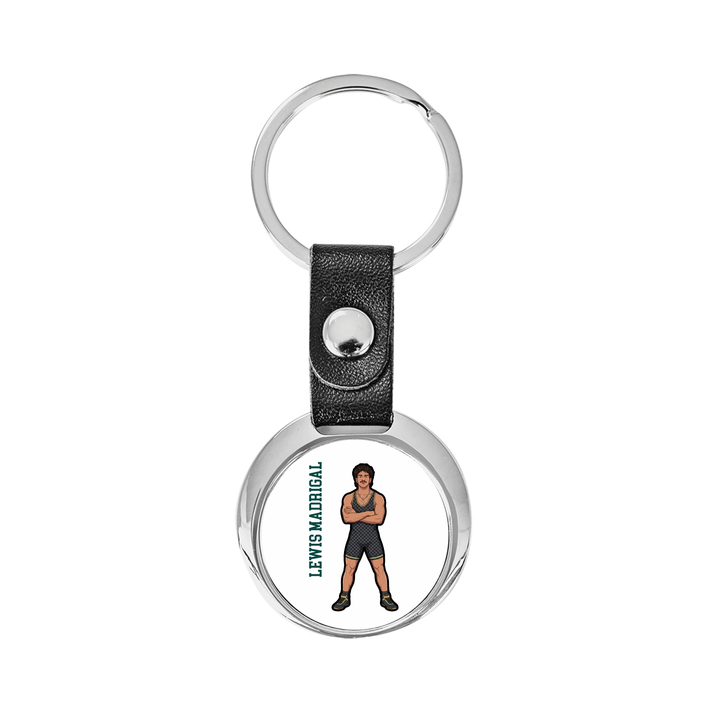 Key Chain — Name Vertical in Classic