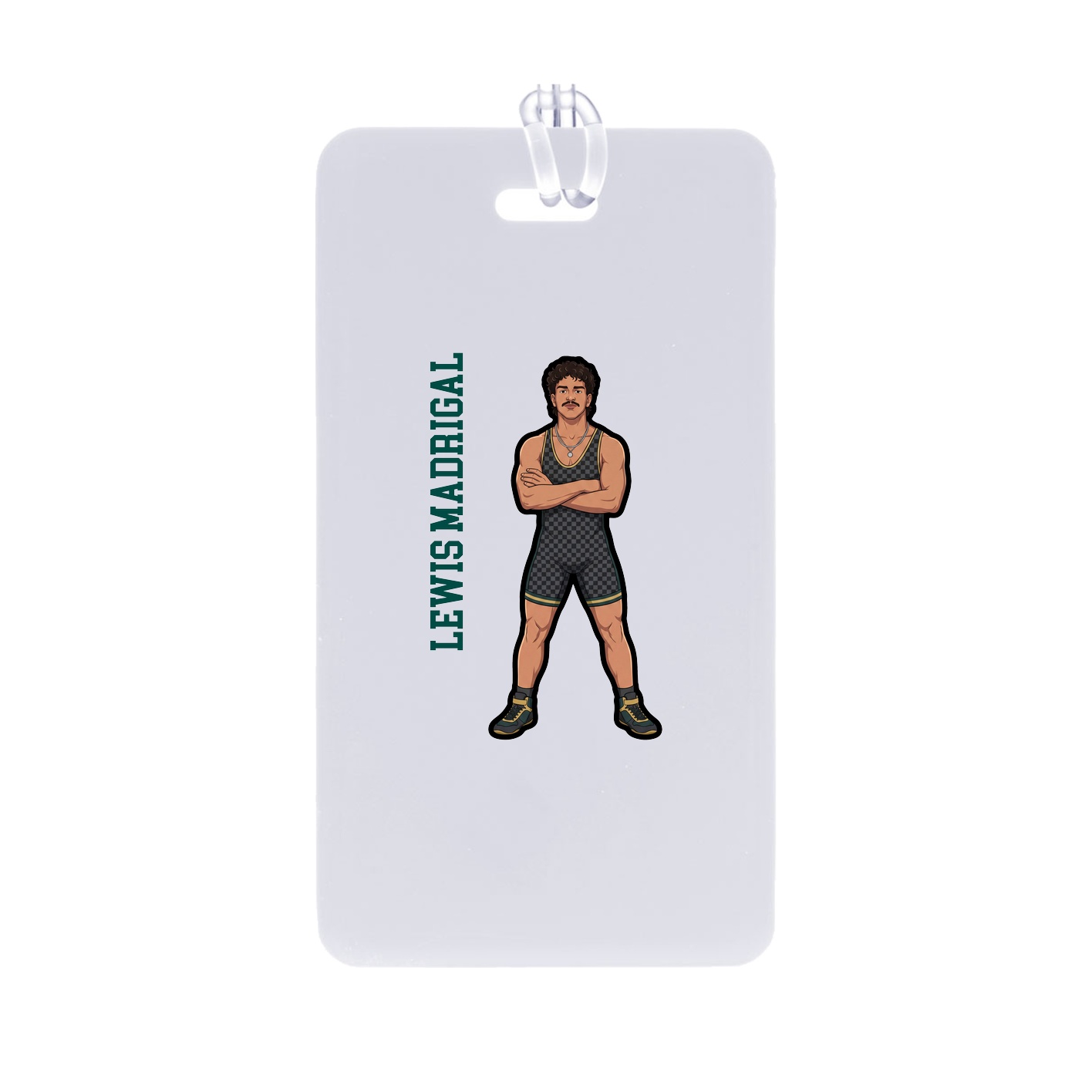 Bag Tag — Name Vertical in Classic