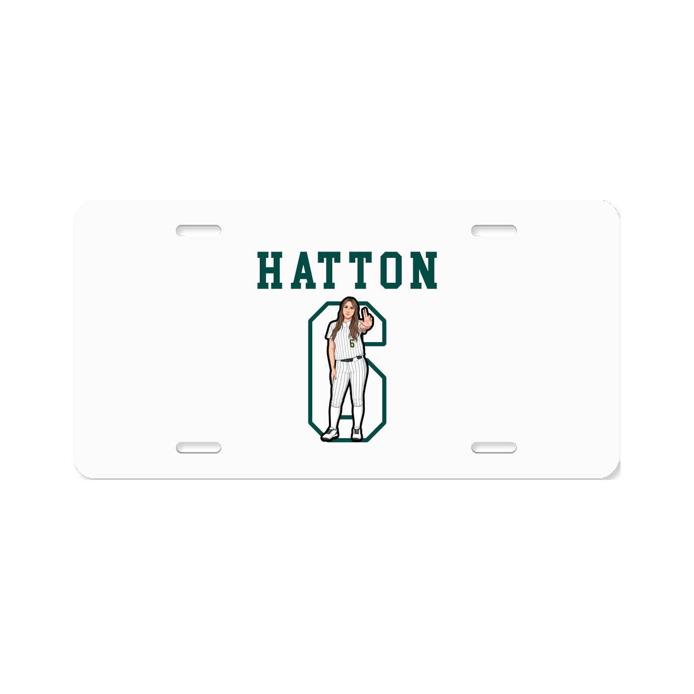 License Plate — Shirsey in Classic