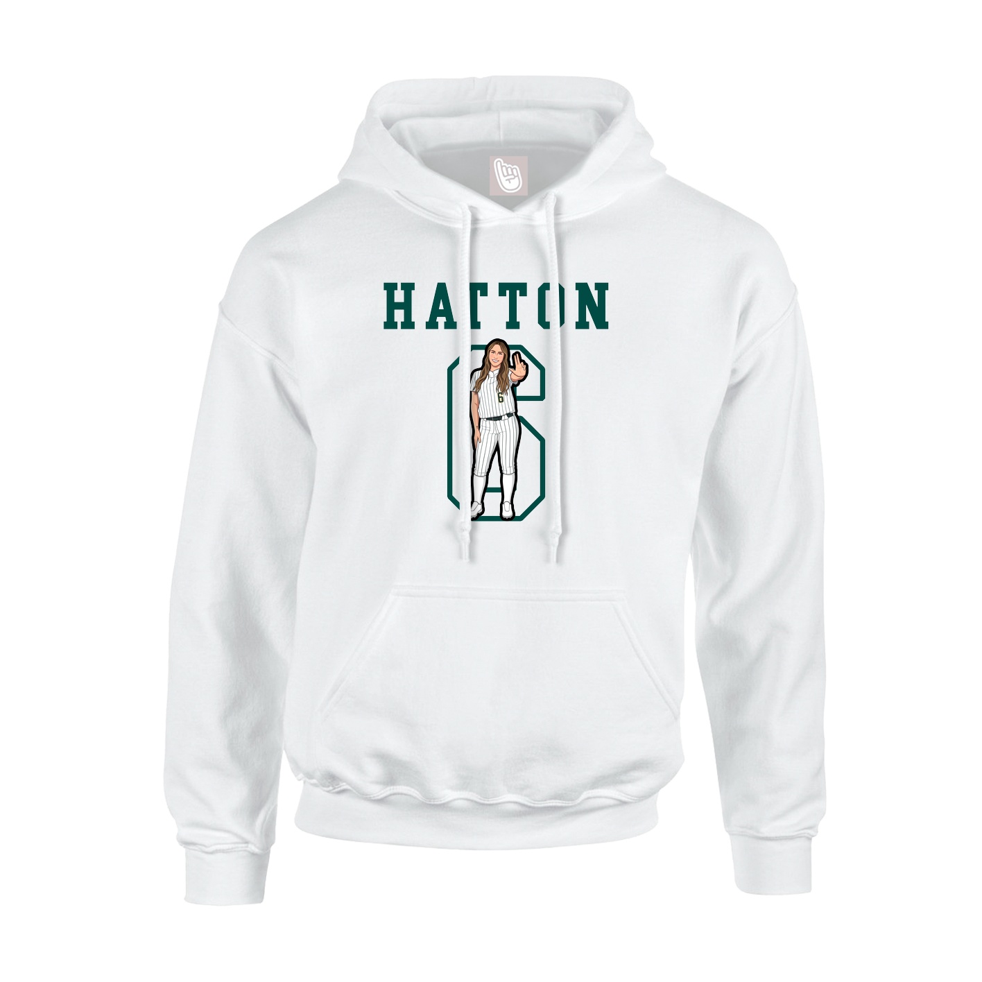 Hoodie — Shirsey in White