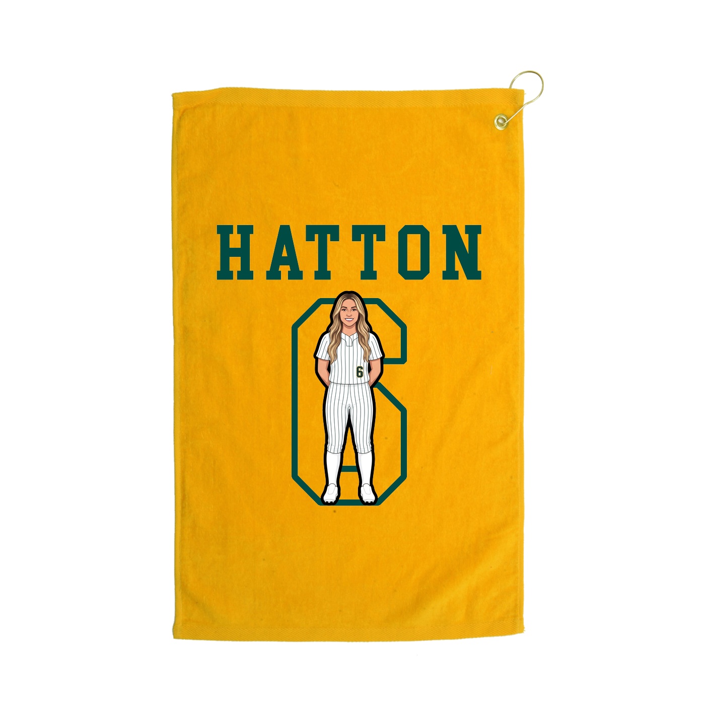 Golf Towel — Shirsey in Gold