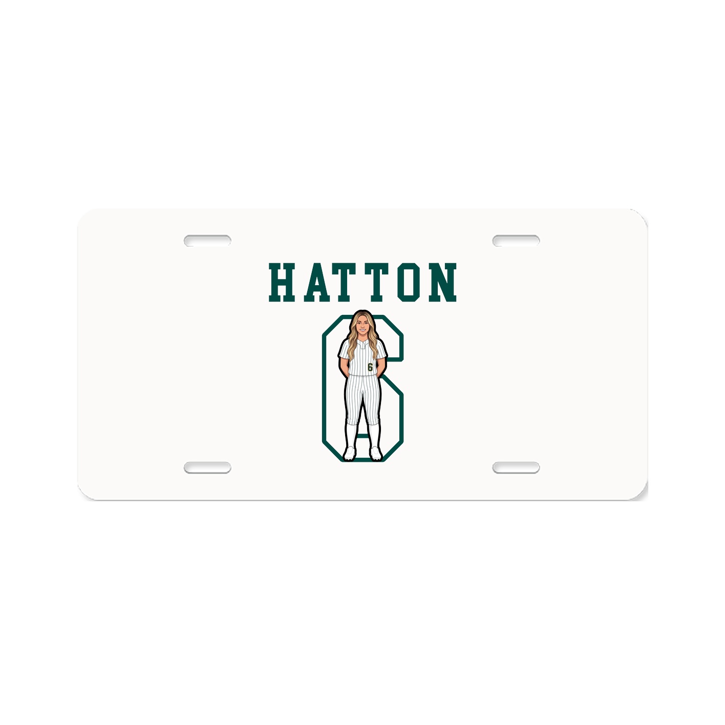 License Plate — Shirsey in Classic