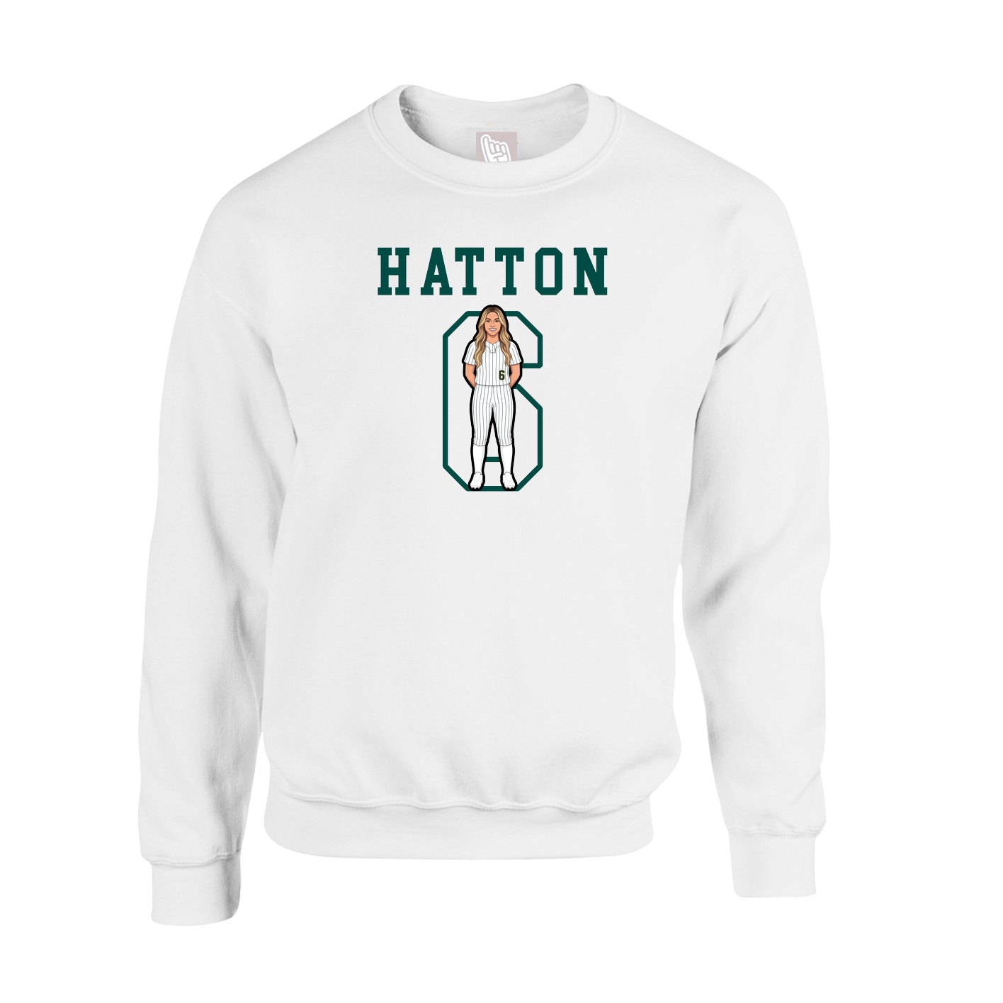 Fleece Crew — Shirsey in White