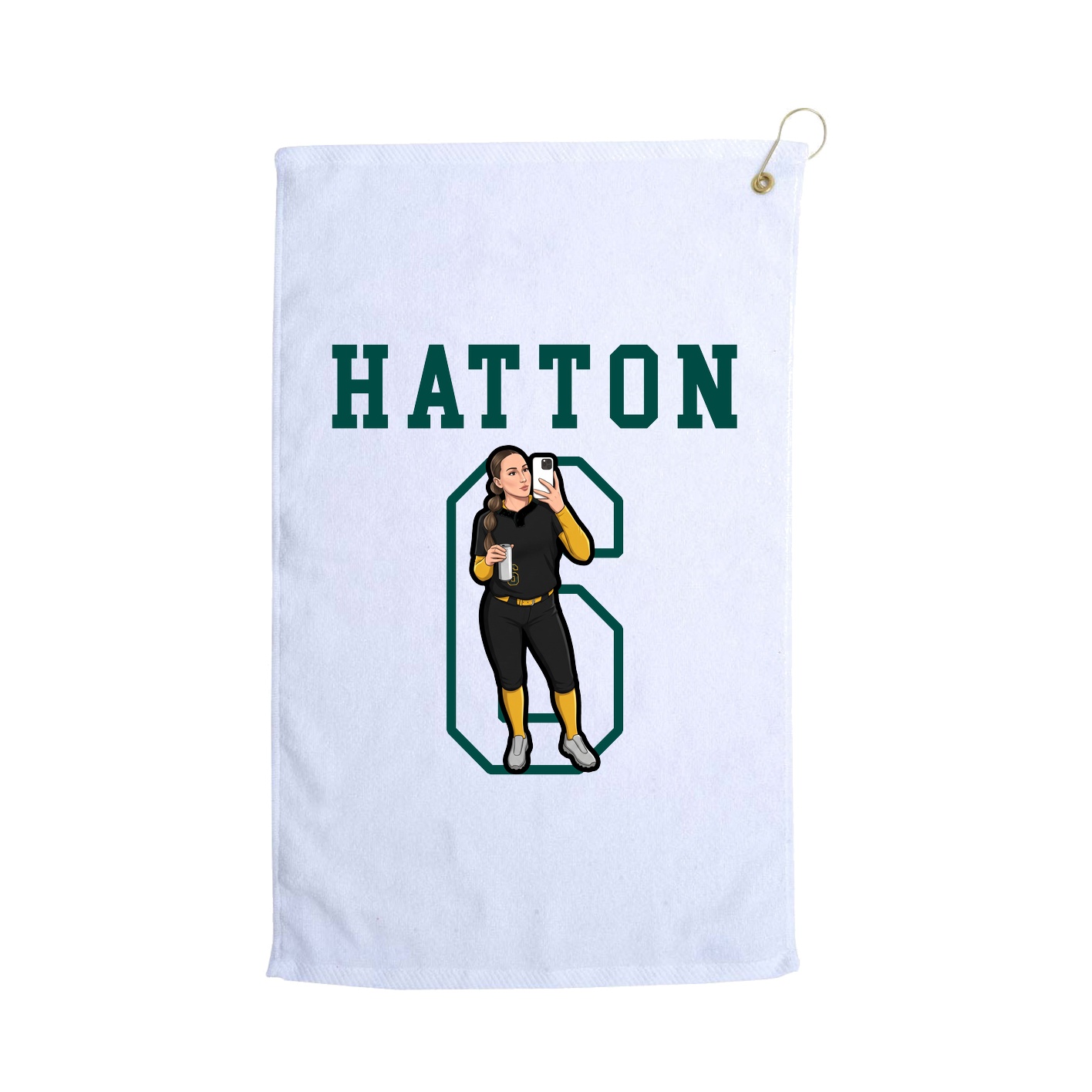 Golf Towel — Shirsey in White