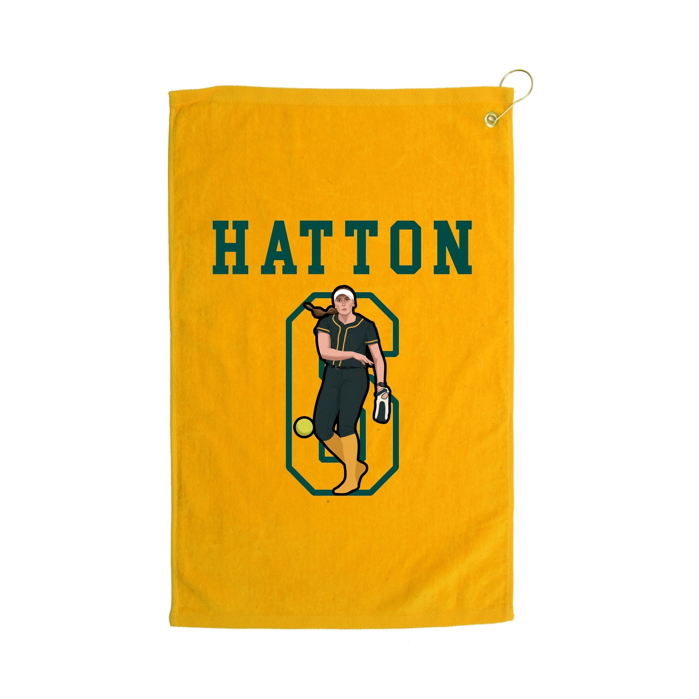 Golf Towel — Shirsey in Gold