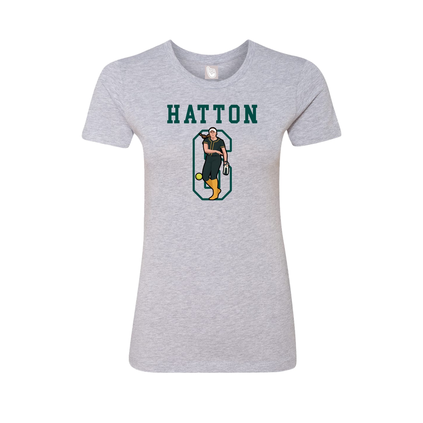 Fitted Women's Tee — Shirsey in Grey