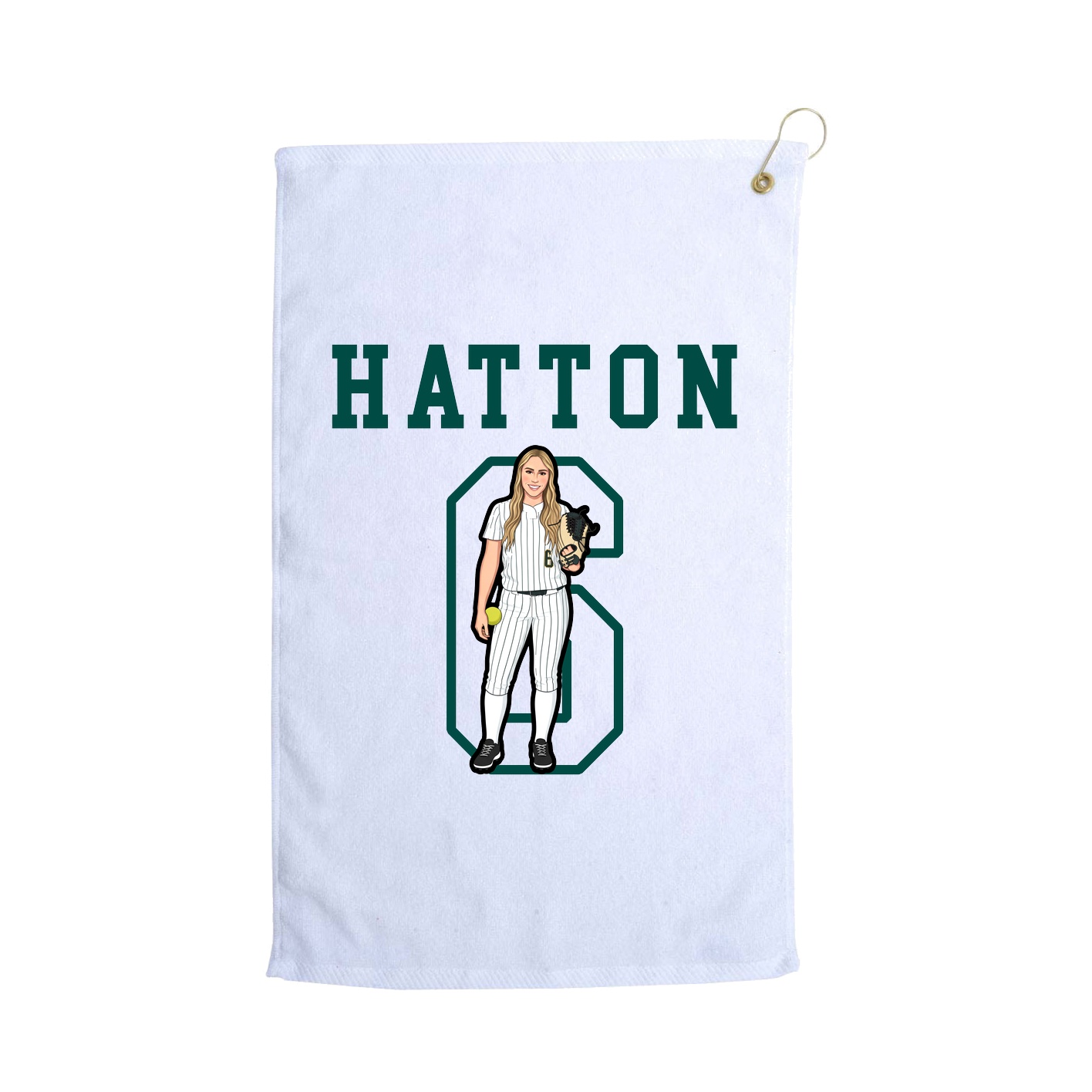 Golf Towel — Shirsey in White