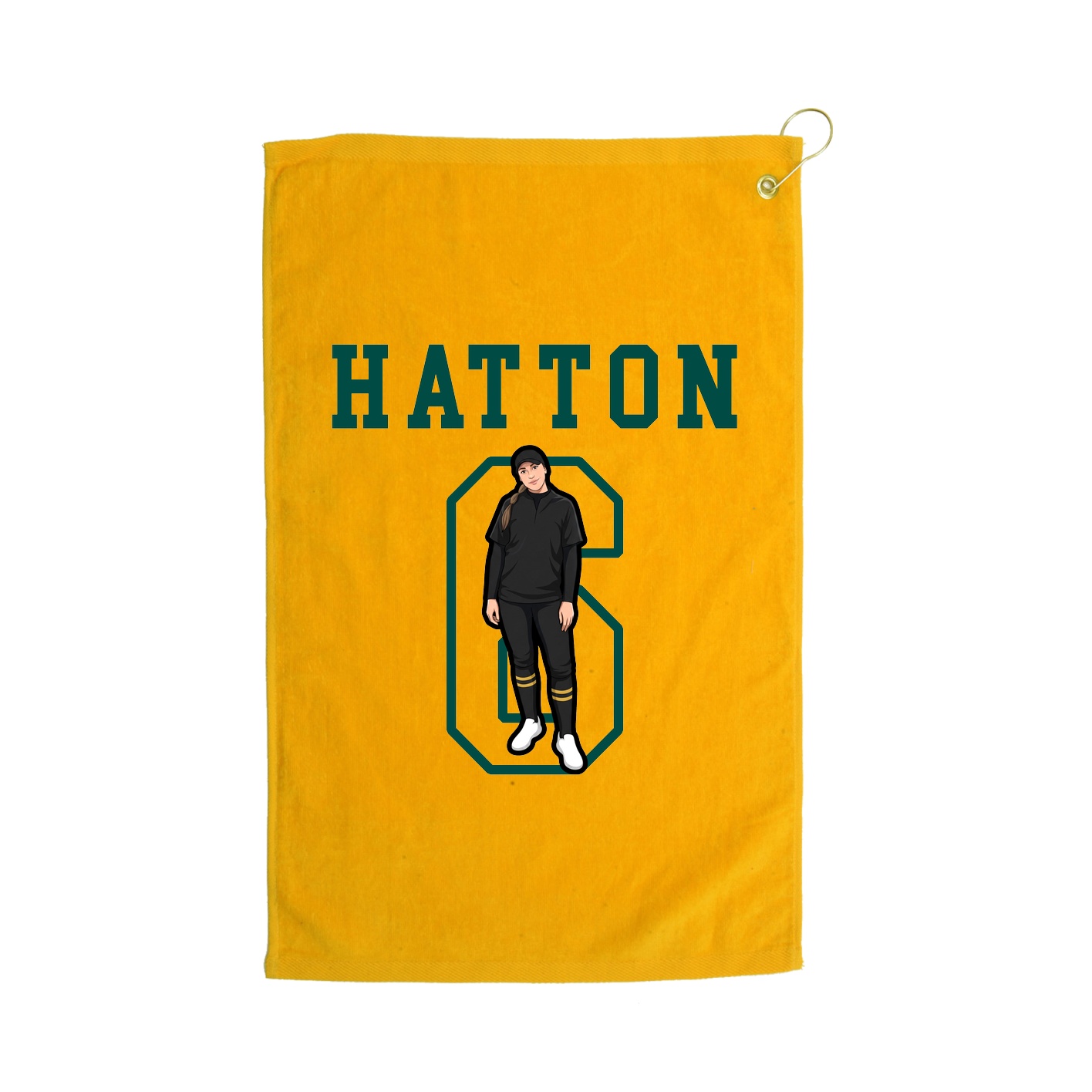 Golf Towel — Shirsey in Gold