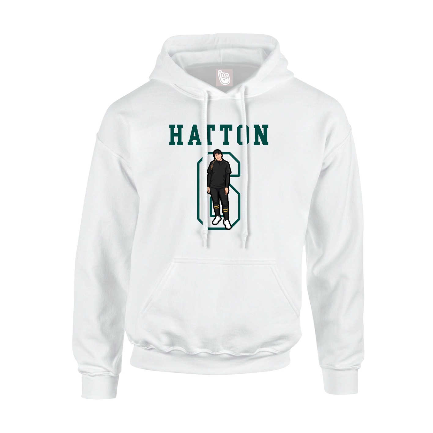 Youth Hoodie — Shirsey in White