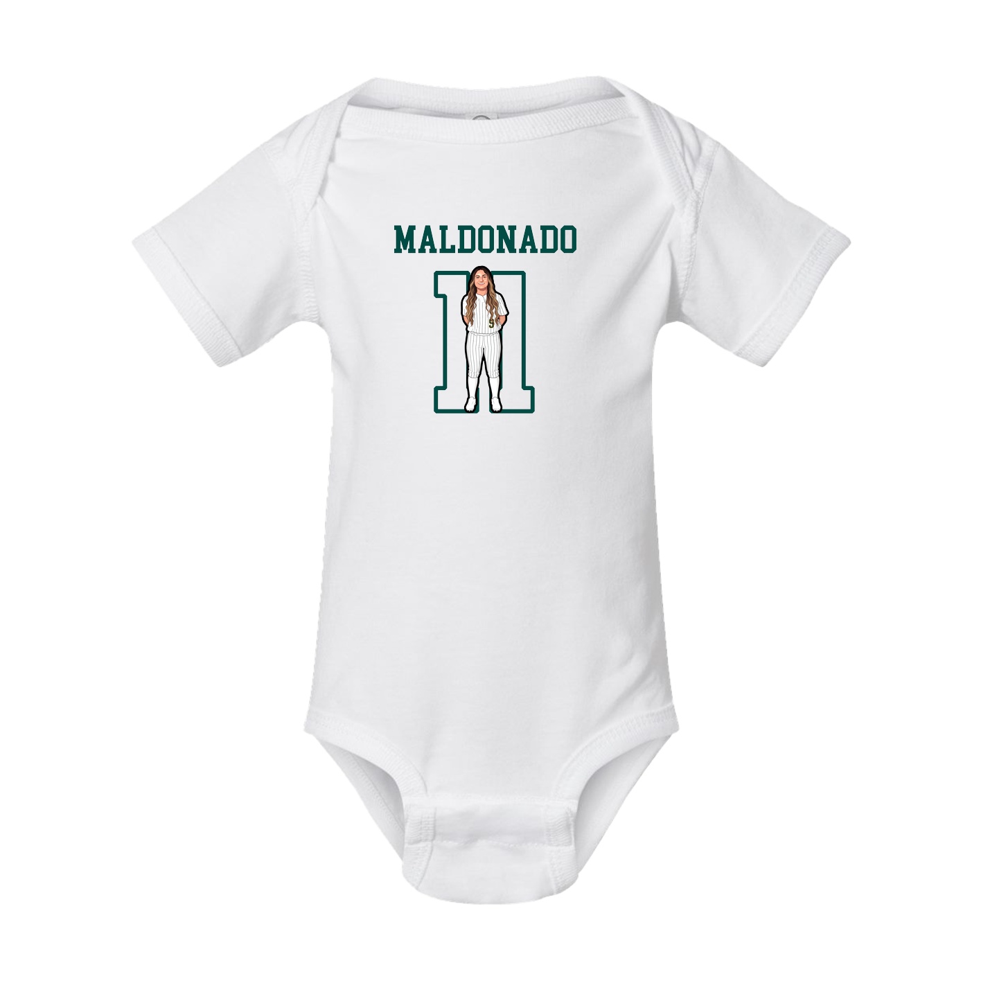 Baby Onesie — Shirsey in White