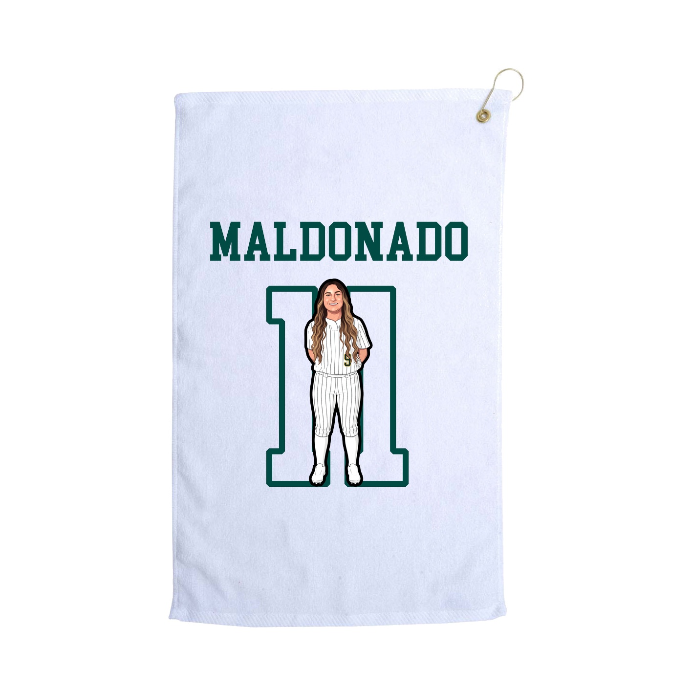 Golf Towel — Shirsey in White