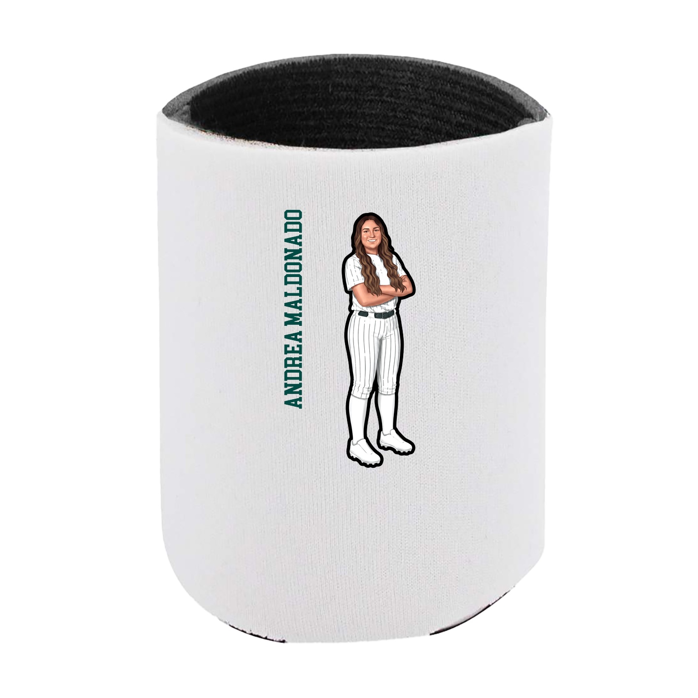 Can Holder — Name Vertical in White