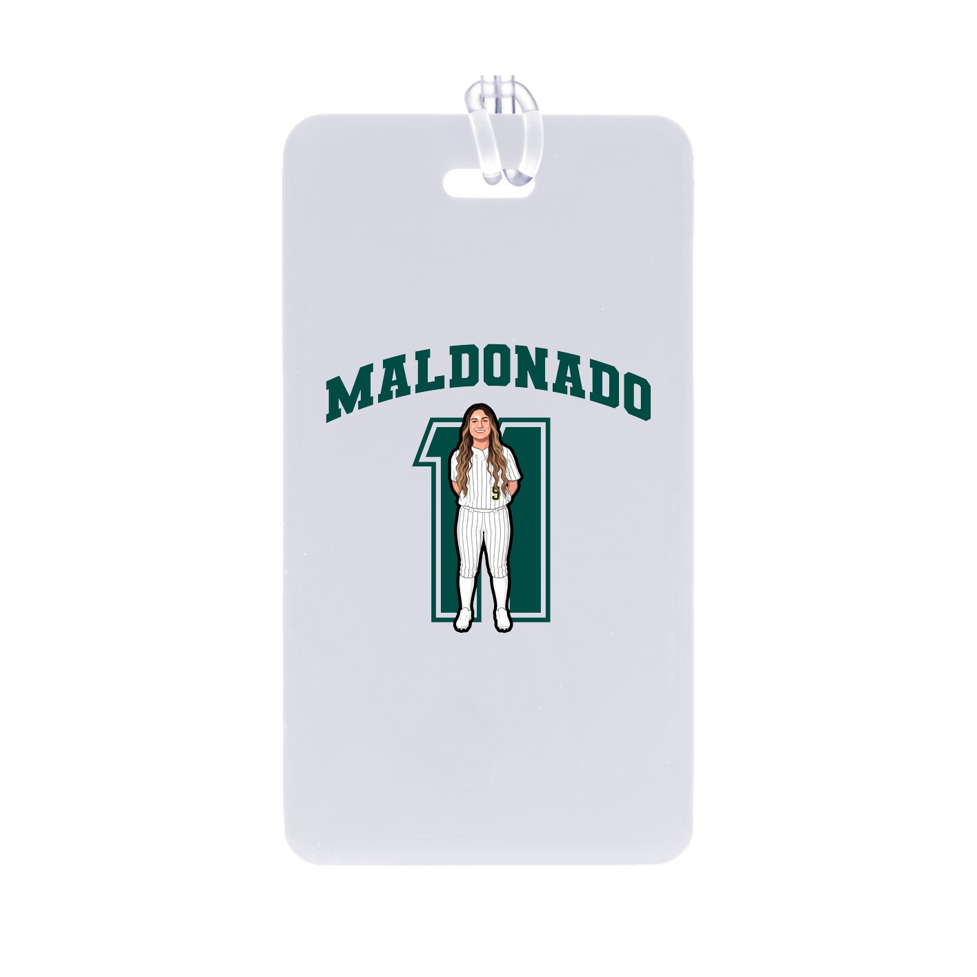Bag Tag — Number in Classic