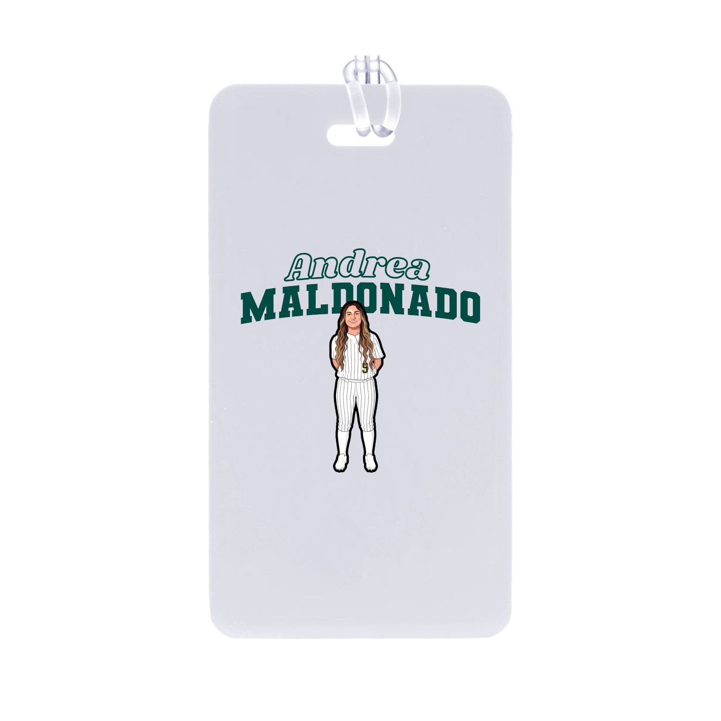 Bag Tag — Name Arch in Classic