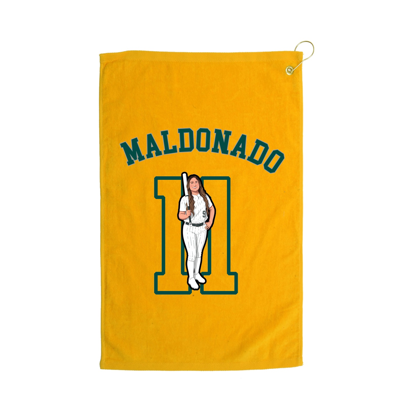 Golf Towel — Shirsey Arch in Gold