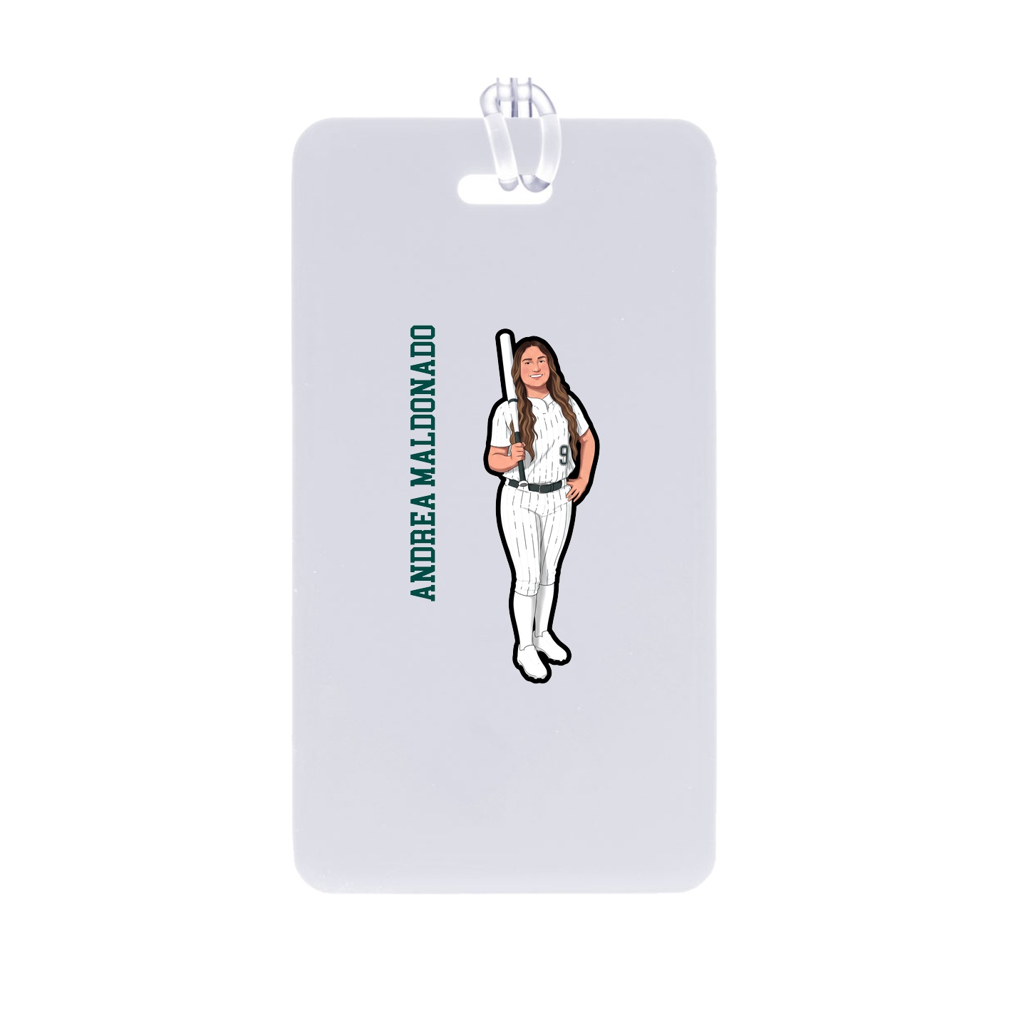 Bag Tag — Name Vertical in Classic