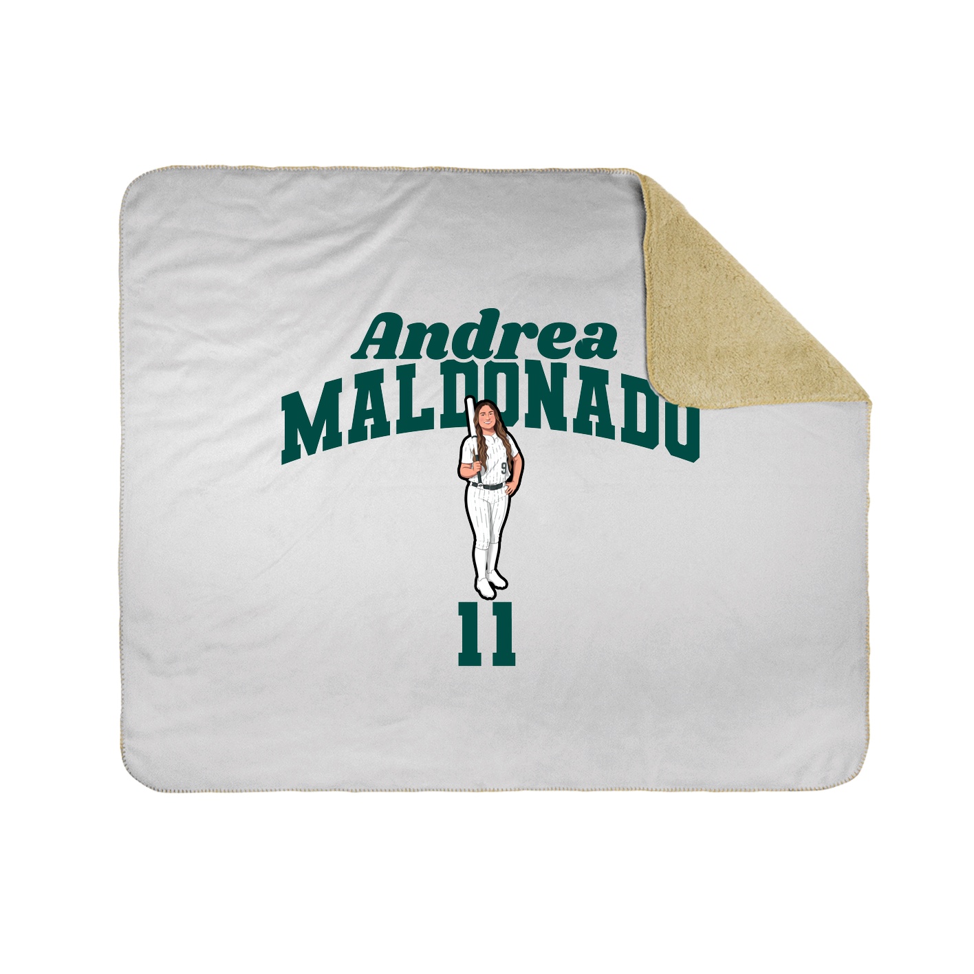 Throw Blanket — Signature Arch in White