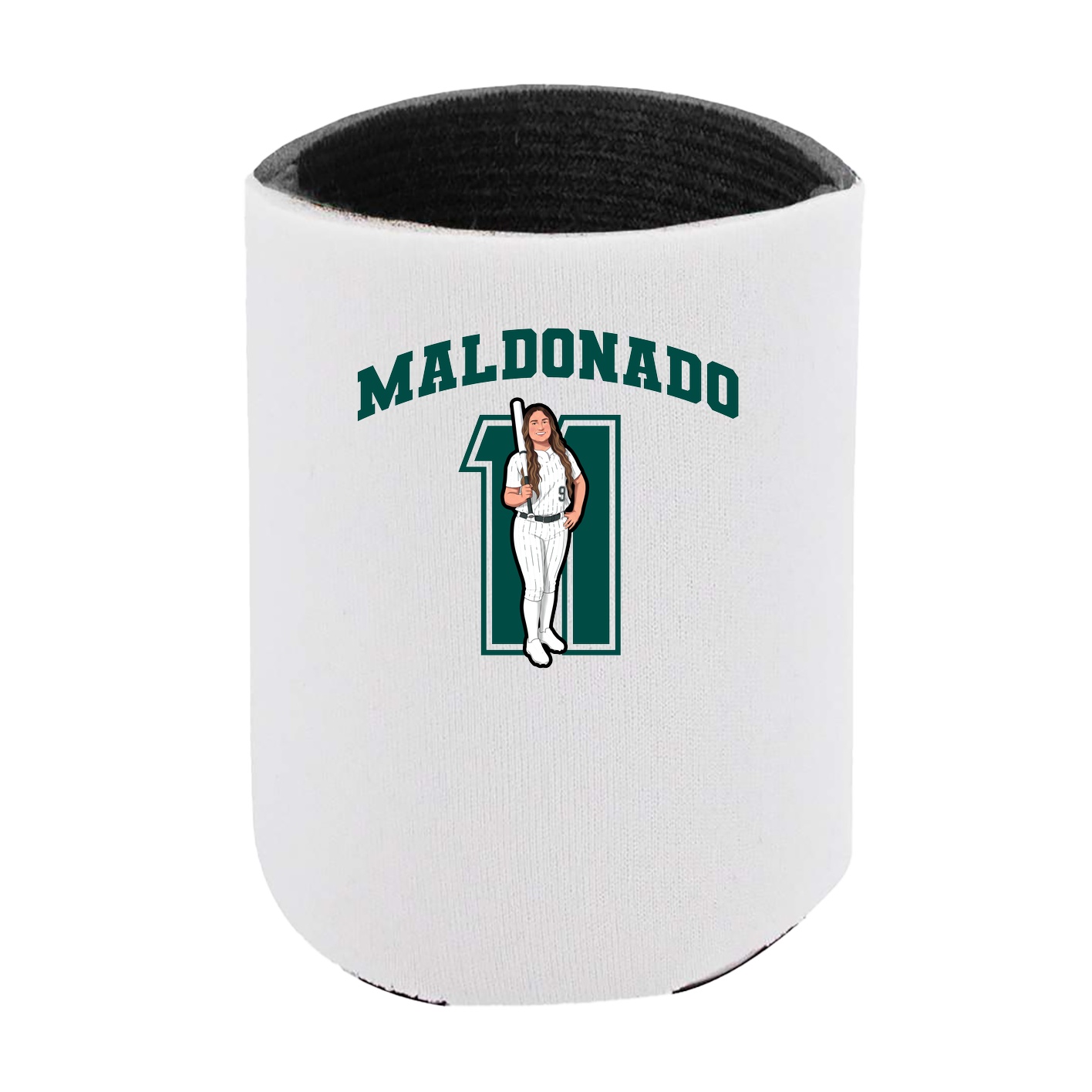 Can Holder — Number in White