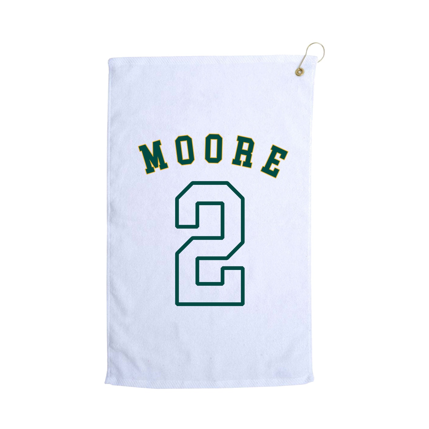 Golf Towel — Shirsey Arch in White