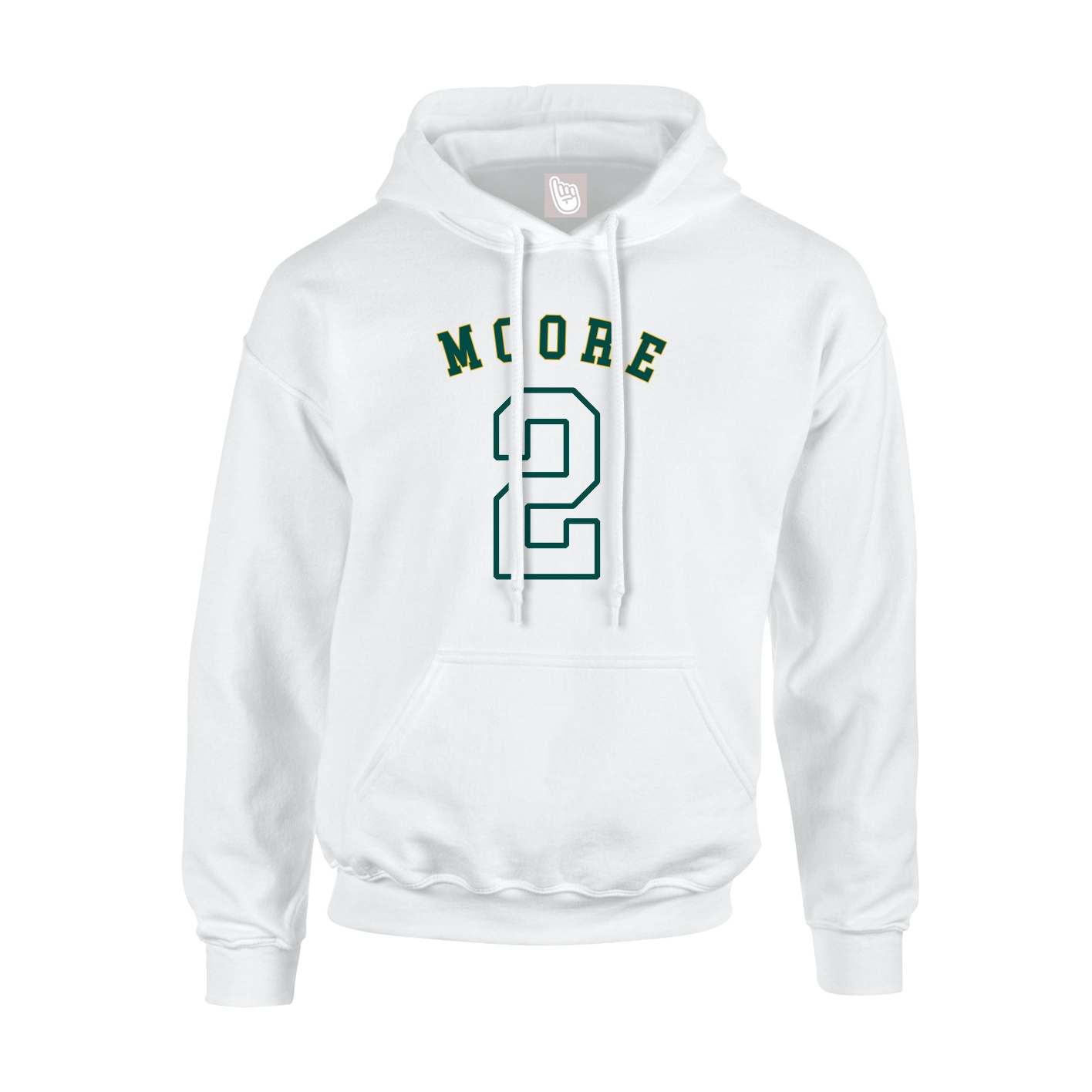 Hoodie — Shirsey Arch in White