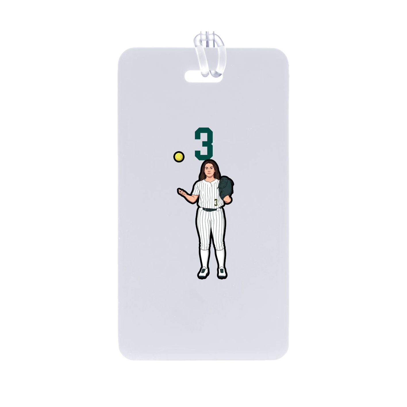 Bag Tag — Number Top in Classic