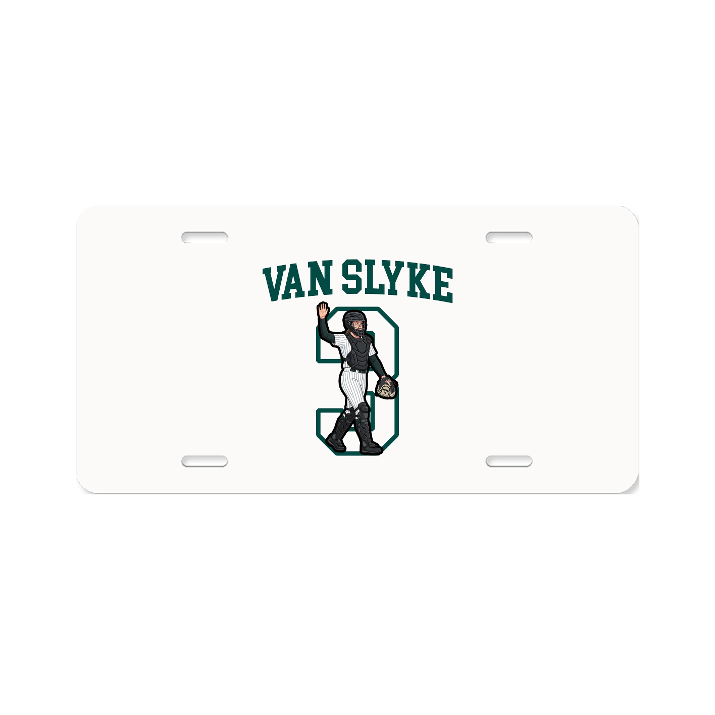 License Plate — Shirsey in Classic