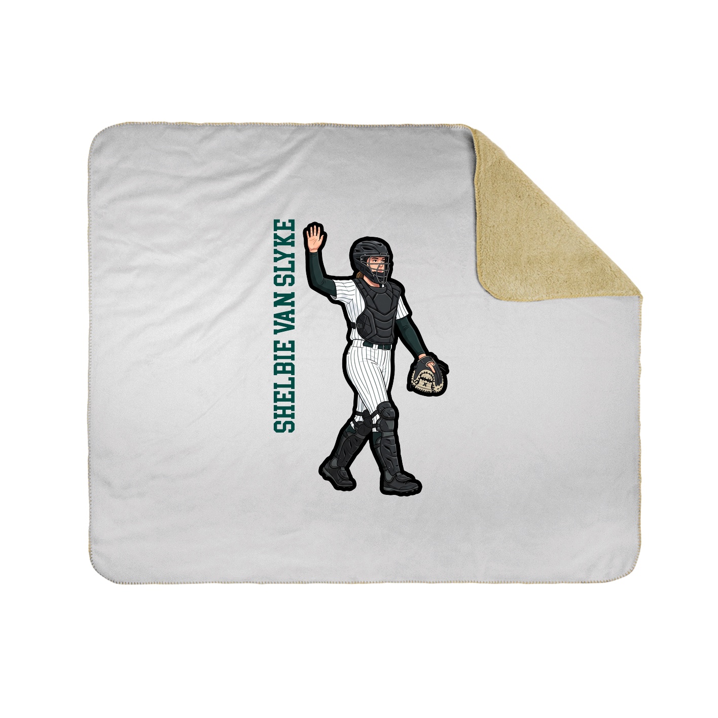 50x60 Sherpa Lined Throw Blanket