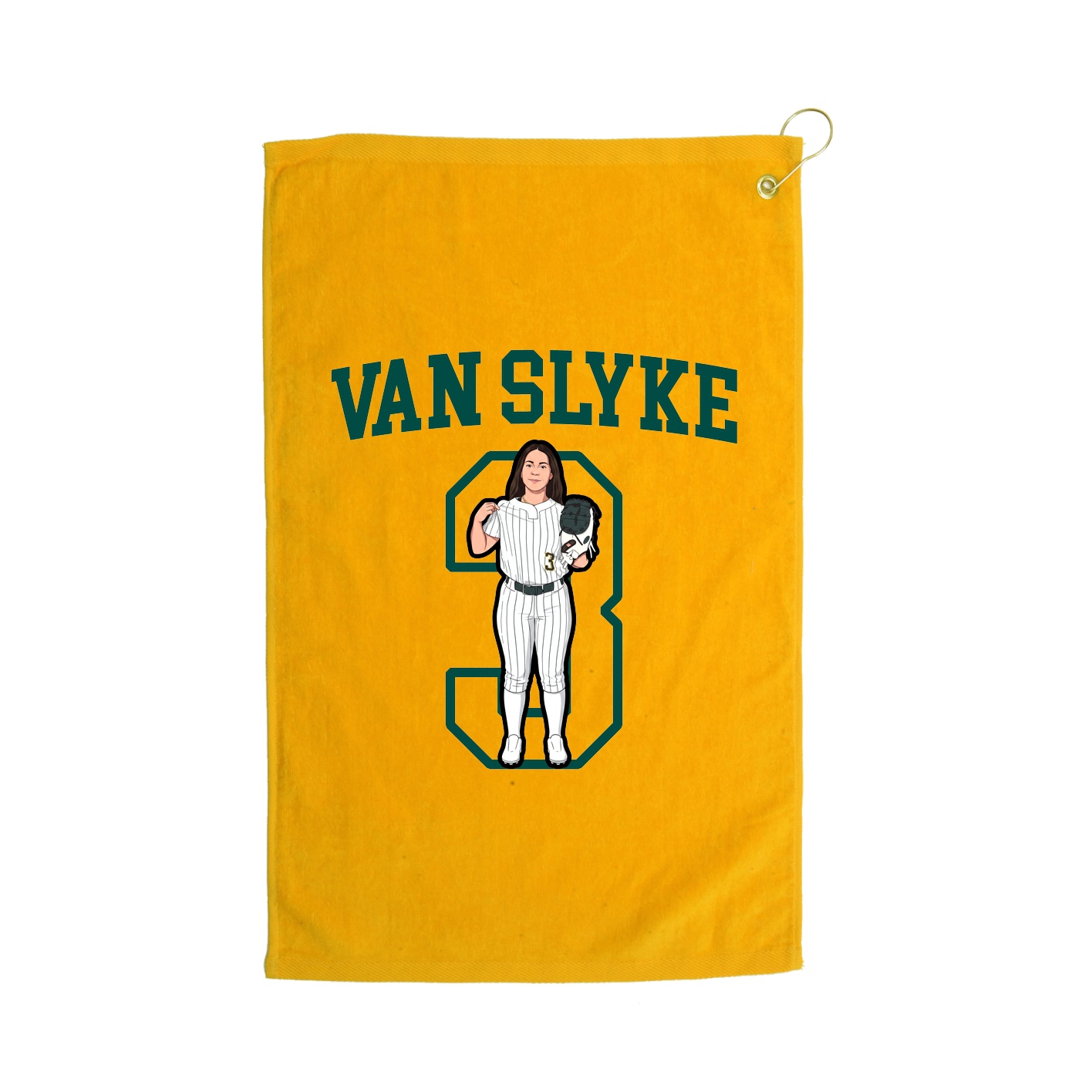 Golf Towel — Shirsey in Gold
