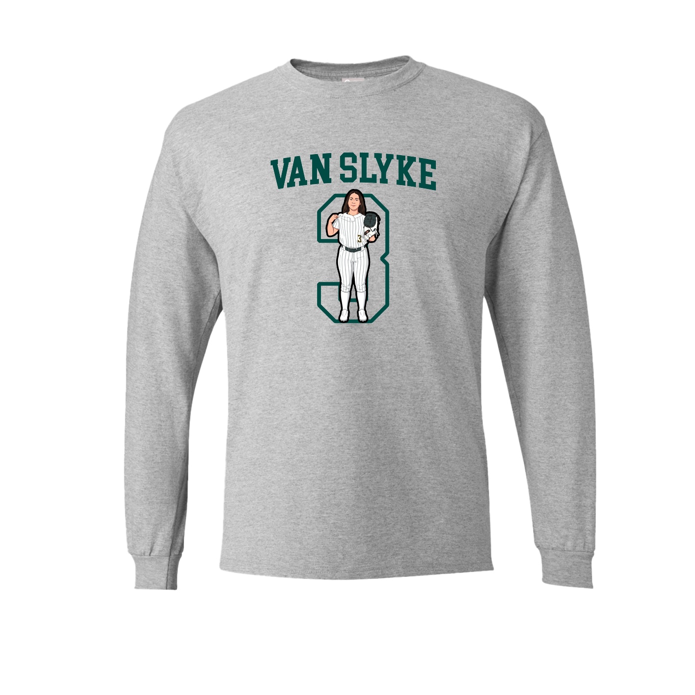 Long Sleeve Tee — Shirsey in Grey